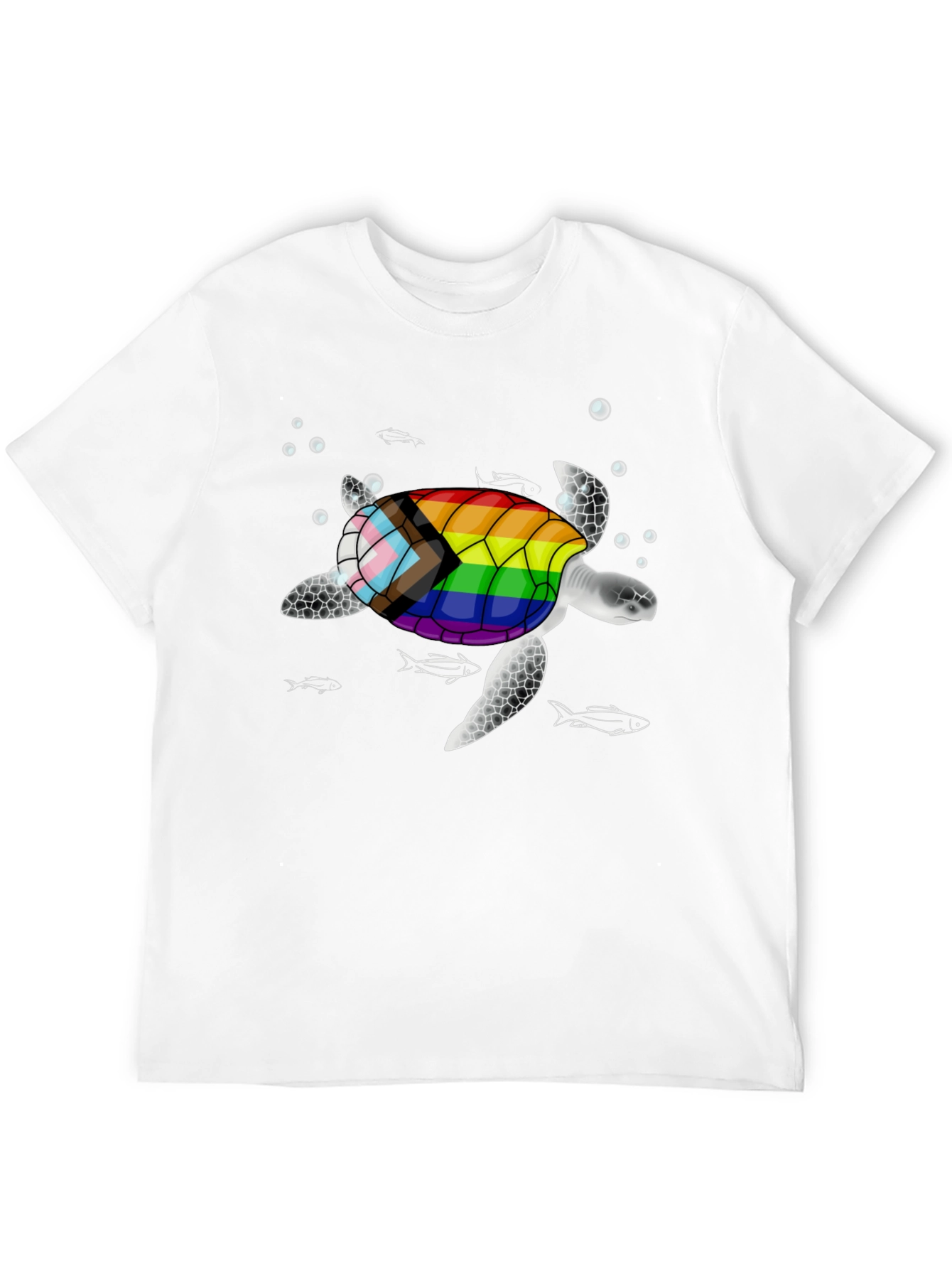 LGBT Pride Turtle Graphic T-Shirt