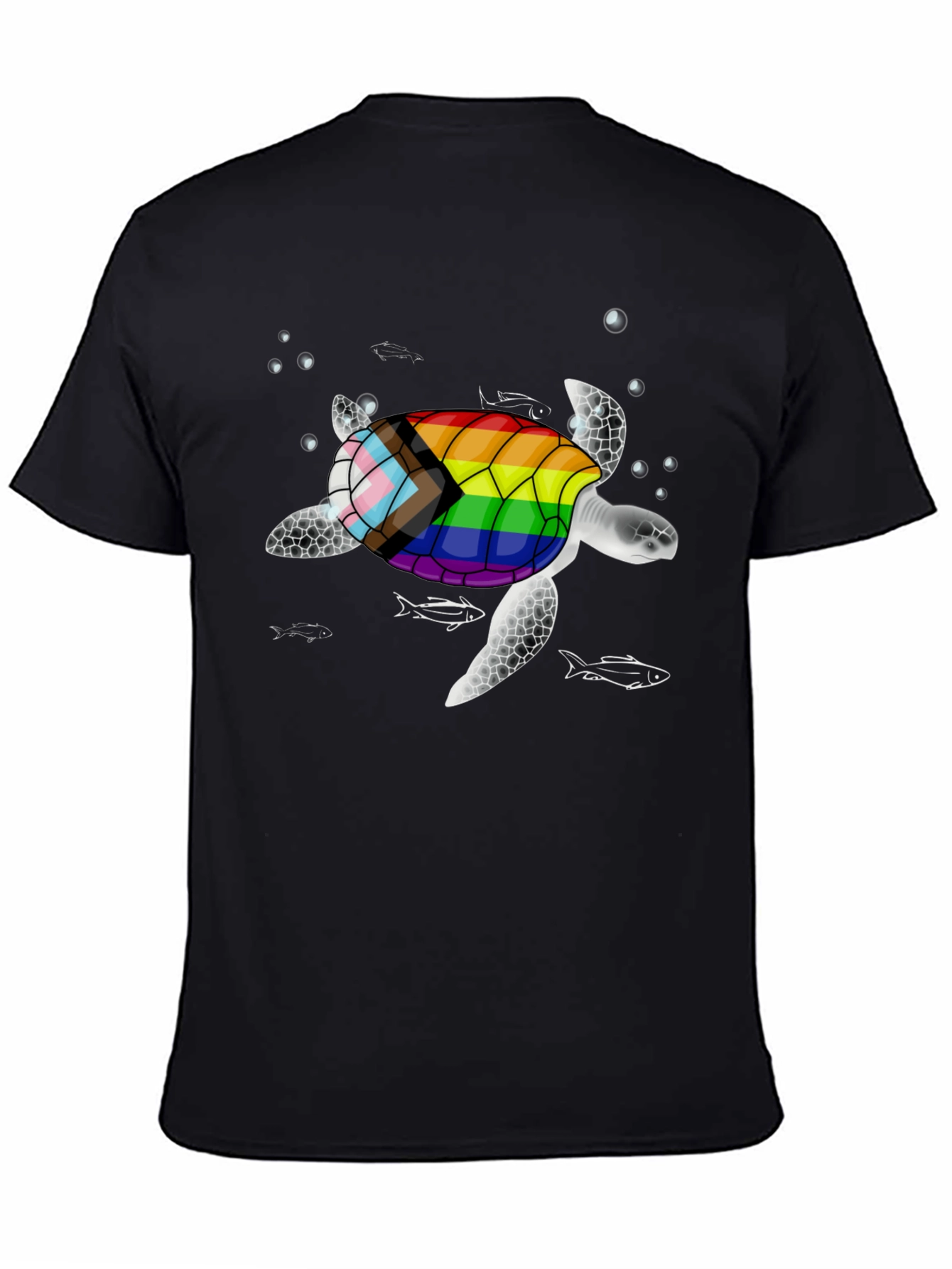 LGBT Pride Turtle Graphic T-Shirt