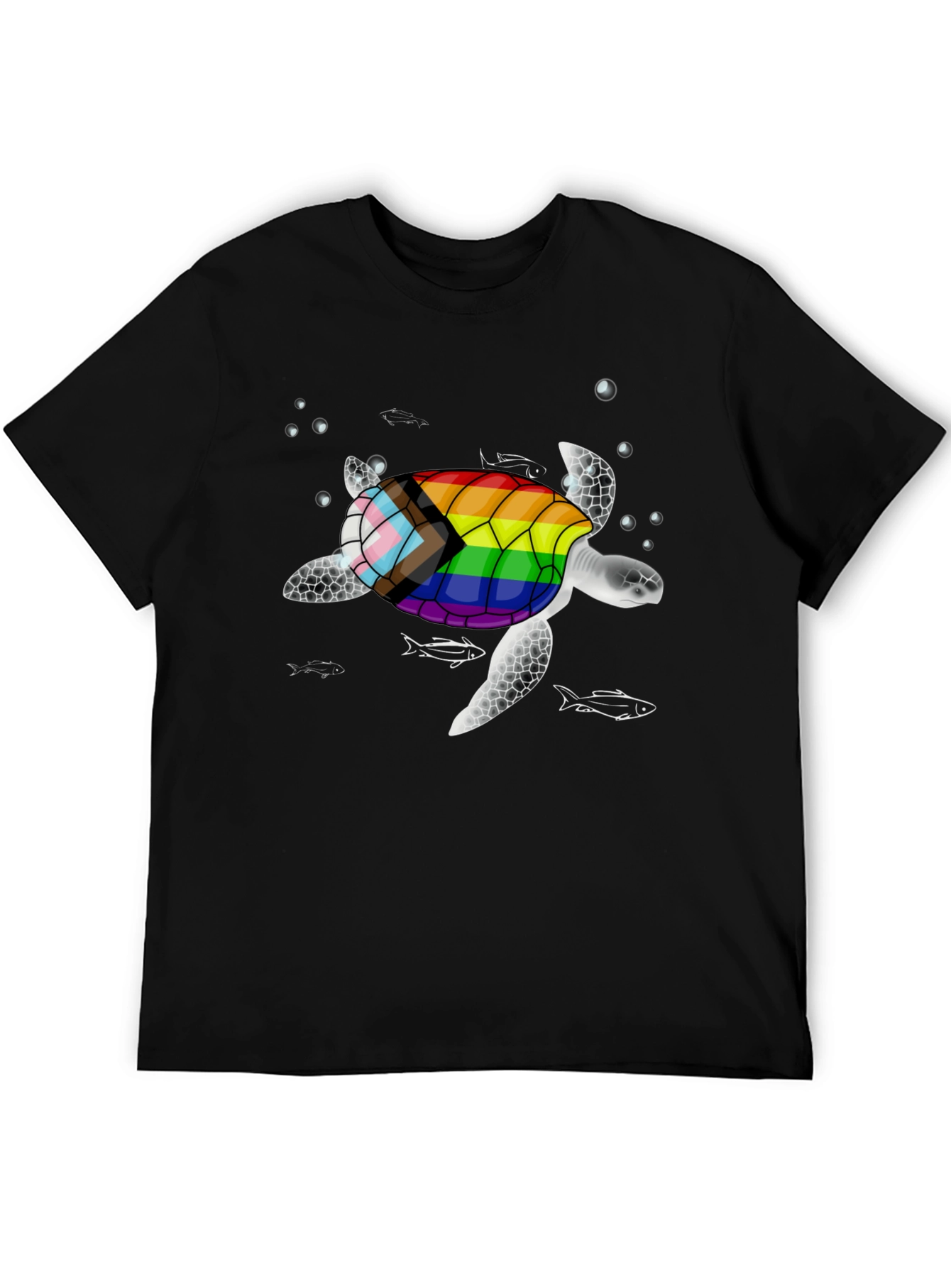 LGBT Pride Turtle Graphic T-Shirt