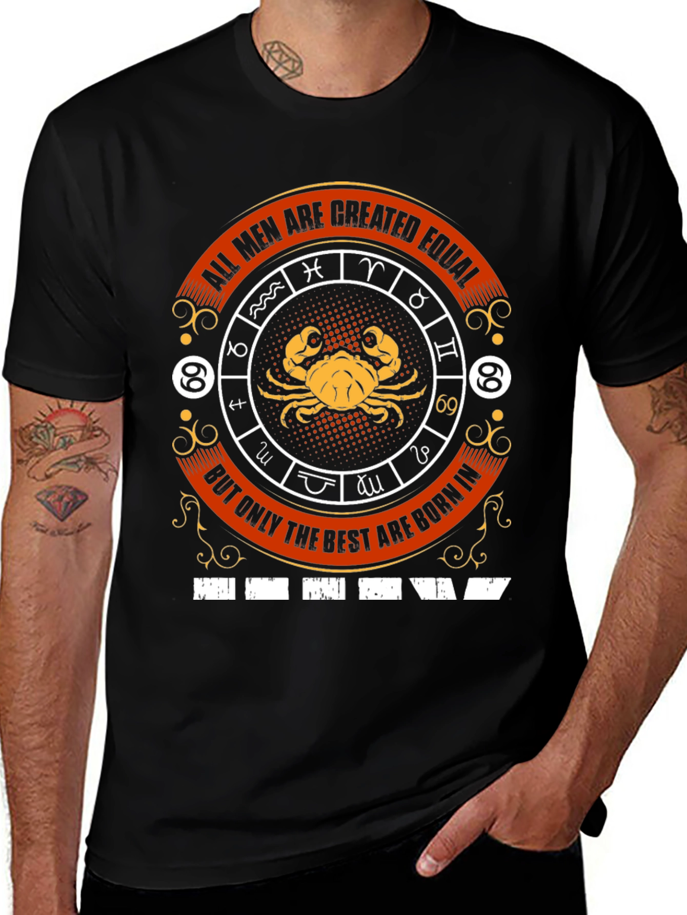 Cancer Zodiac T-Shirt - Born in June/July