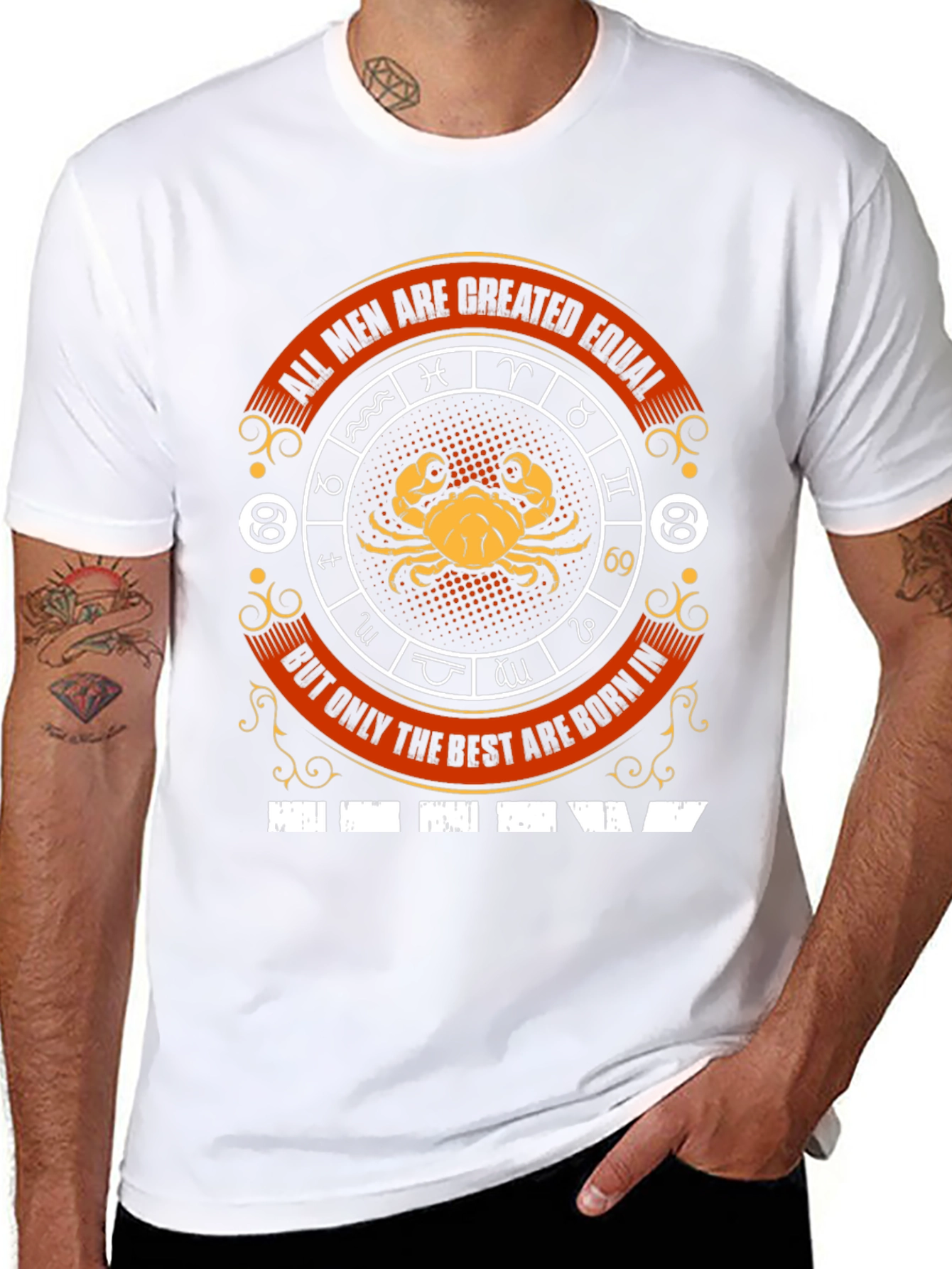 Cancer Zodiac T-Shirt - Born in June/July