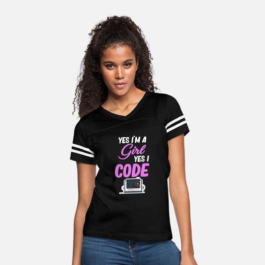 Yes I'm A Girl Yes I Code Programmer Computer