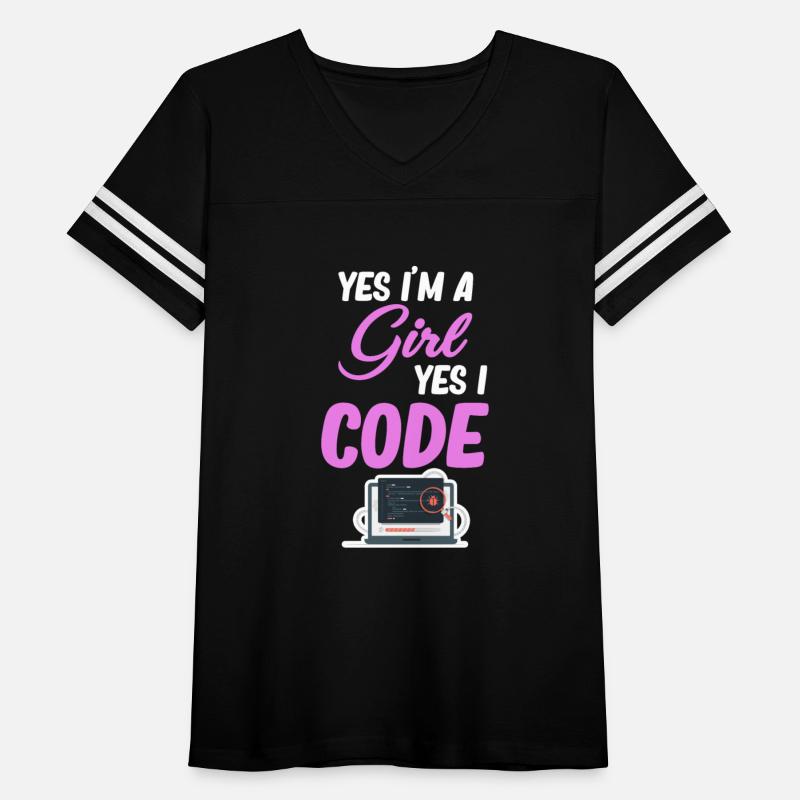 Yes I'm A Girl Yes I Code Programmer Computer