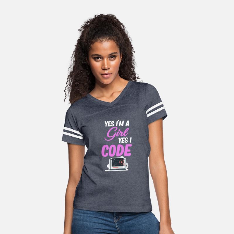 Yes I'm A Girl Yes I Code Programmer Computer