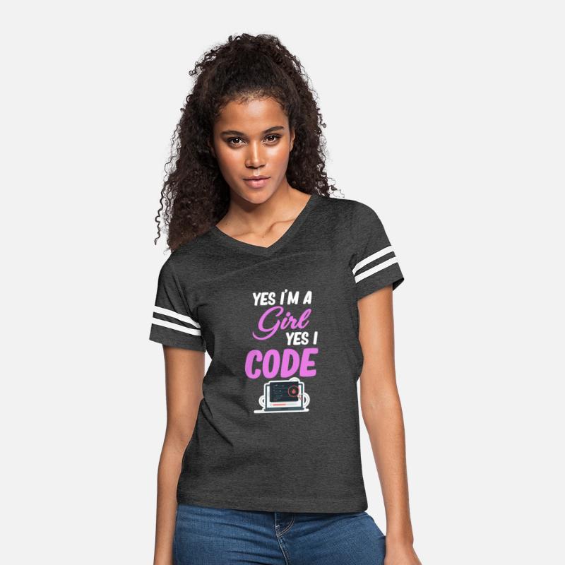 Yes I'm A Girl Yes I Code Programmer Computer