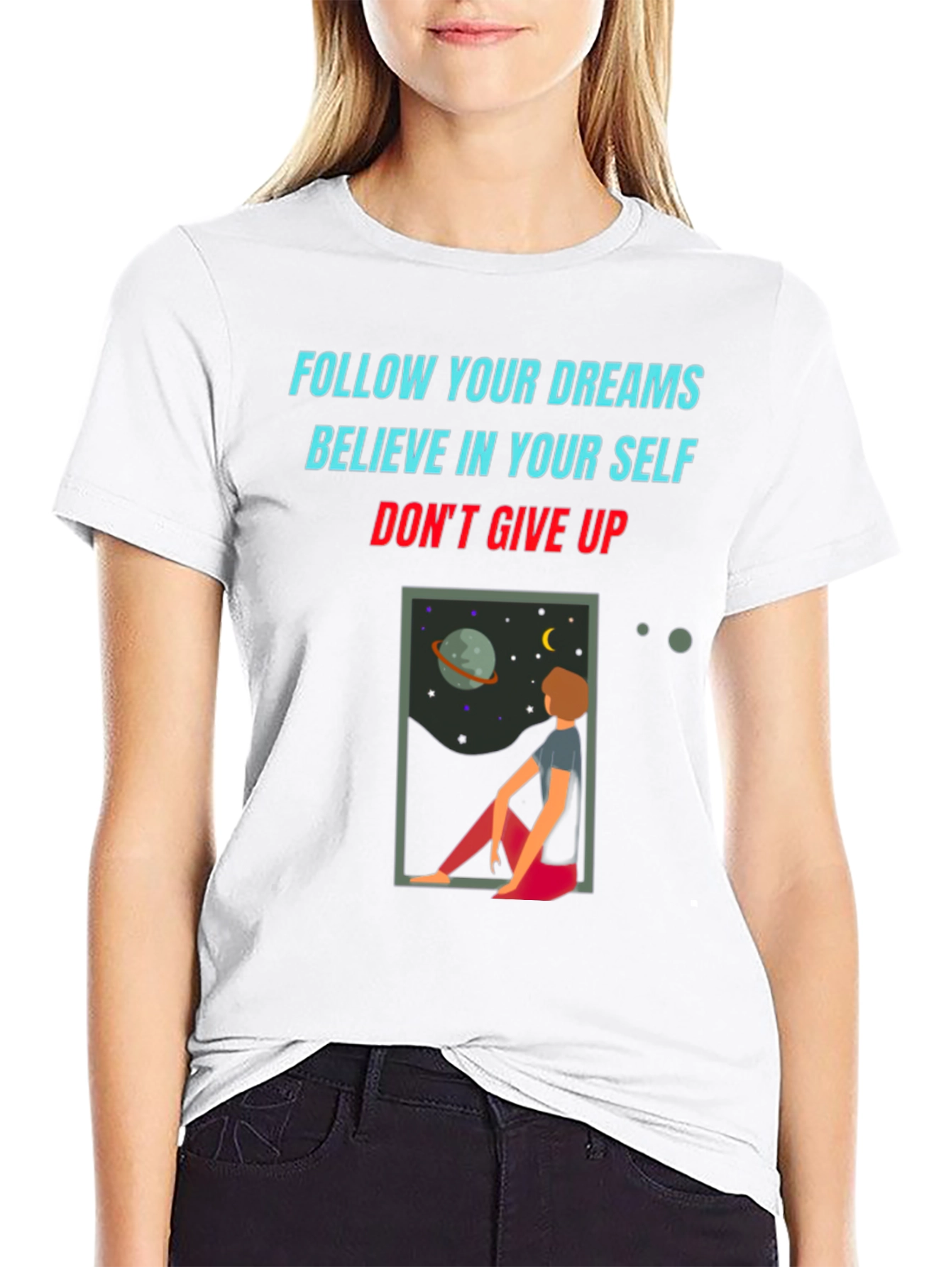 Motivational Graphic Tee: Follow Your Dreams T-Shirt