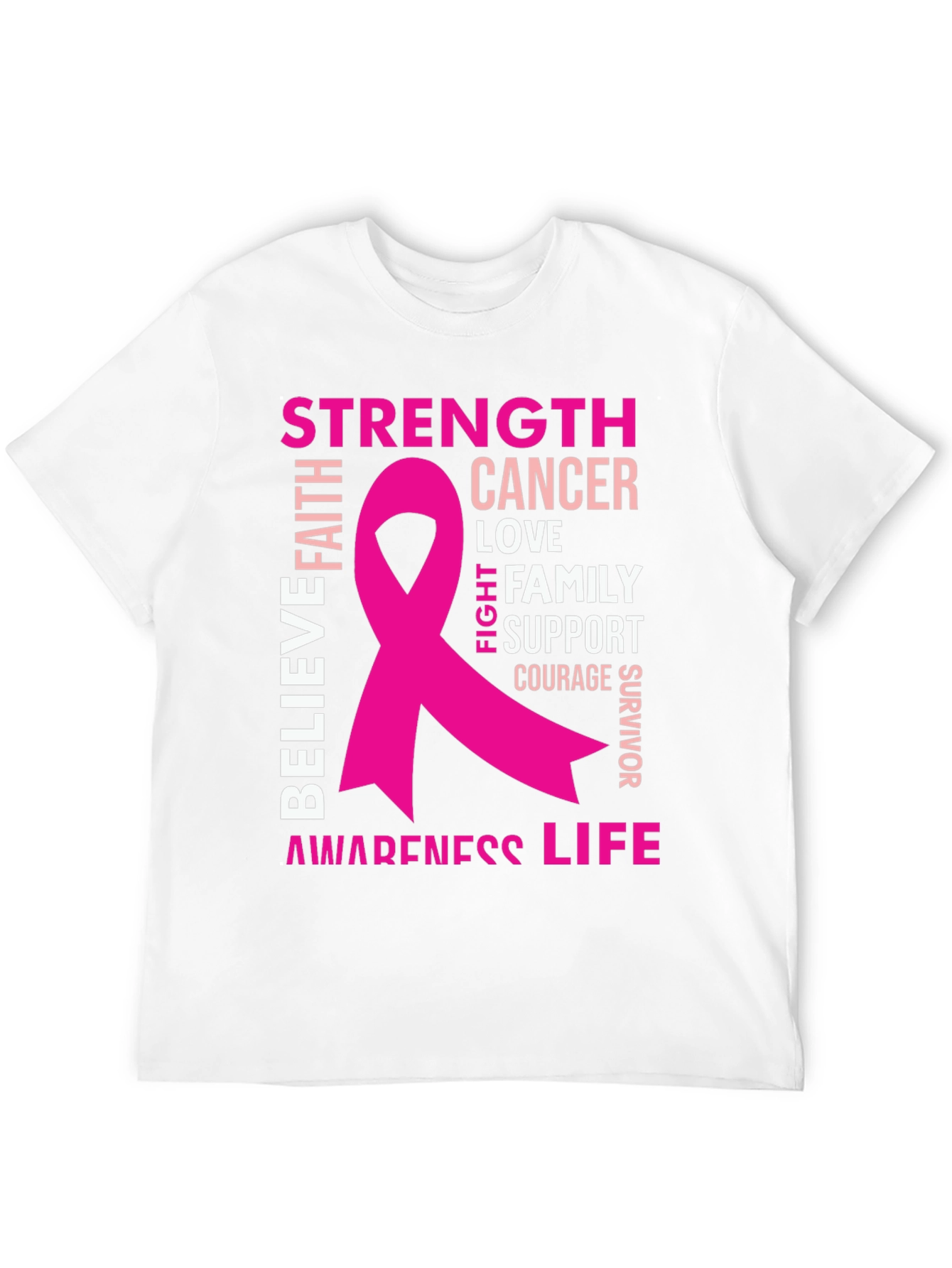 Breast Cancer Awareness Ribbon T-Shirt