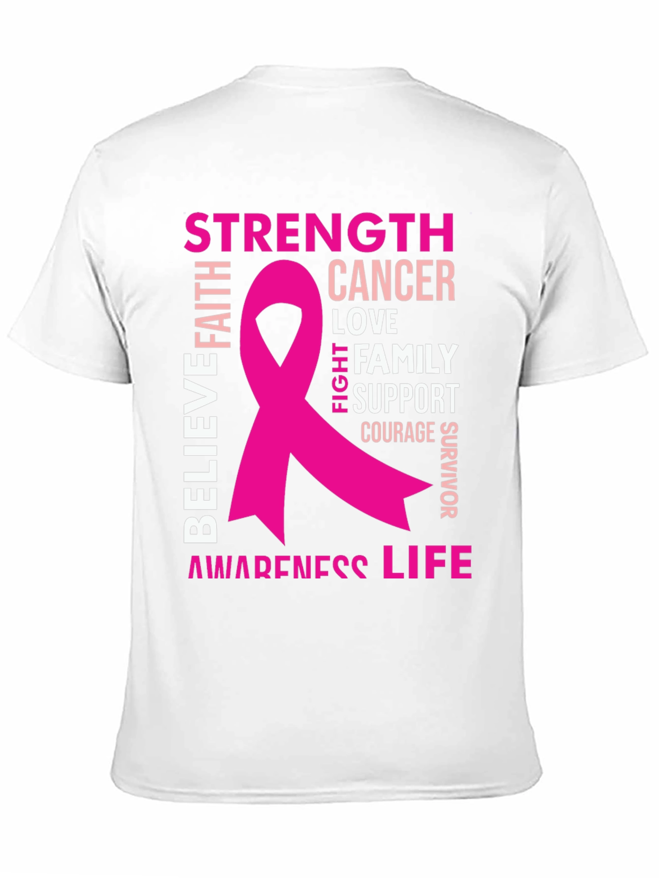 Breast Cancer Awareness Ribbon T-Shirt