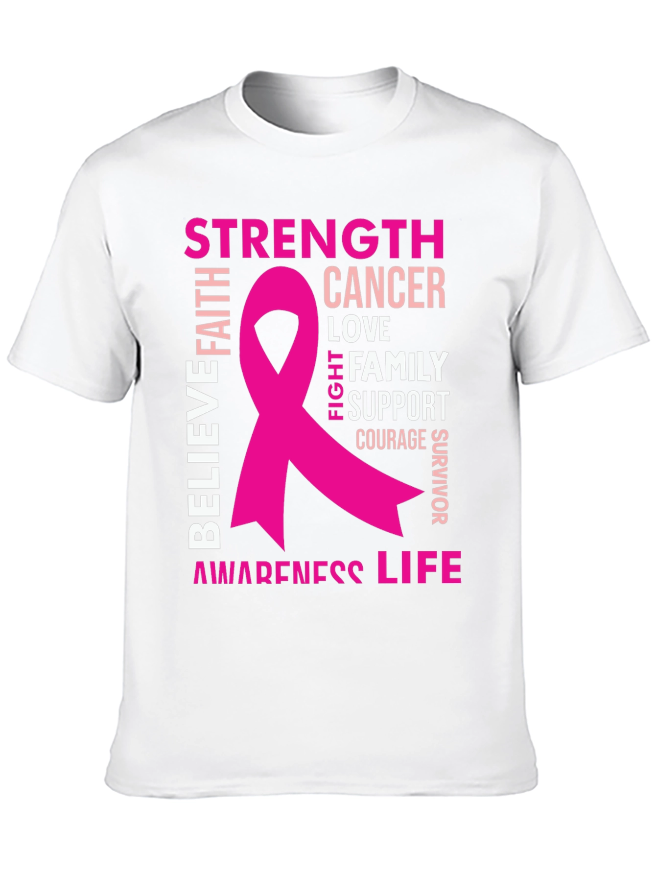 Breast Cancer Awareness Ribbon T-Shirt