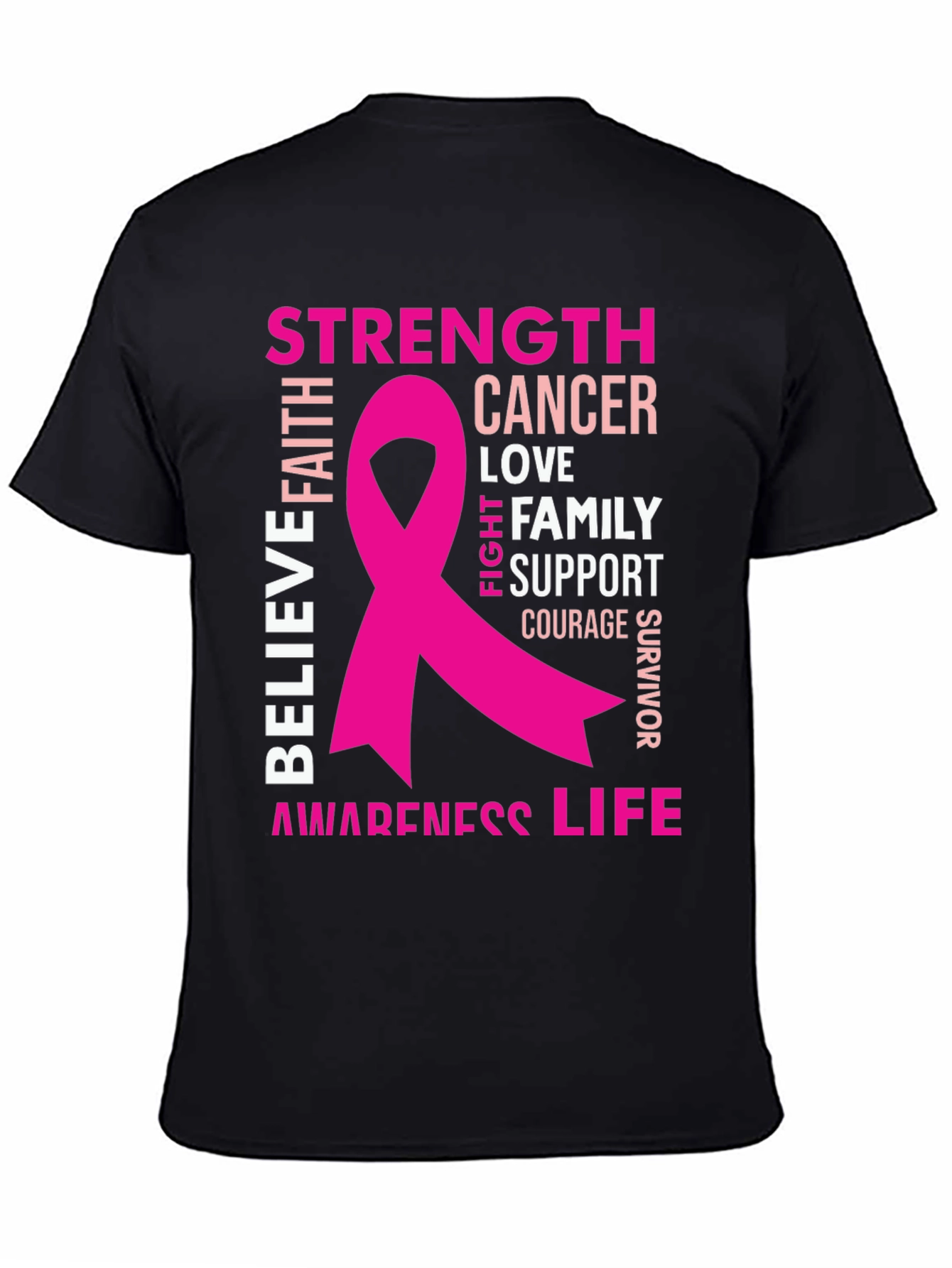 Breast Cancer Awareness Ribbon T-Shirt