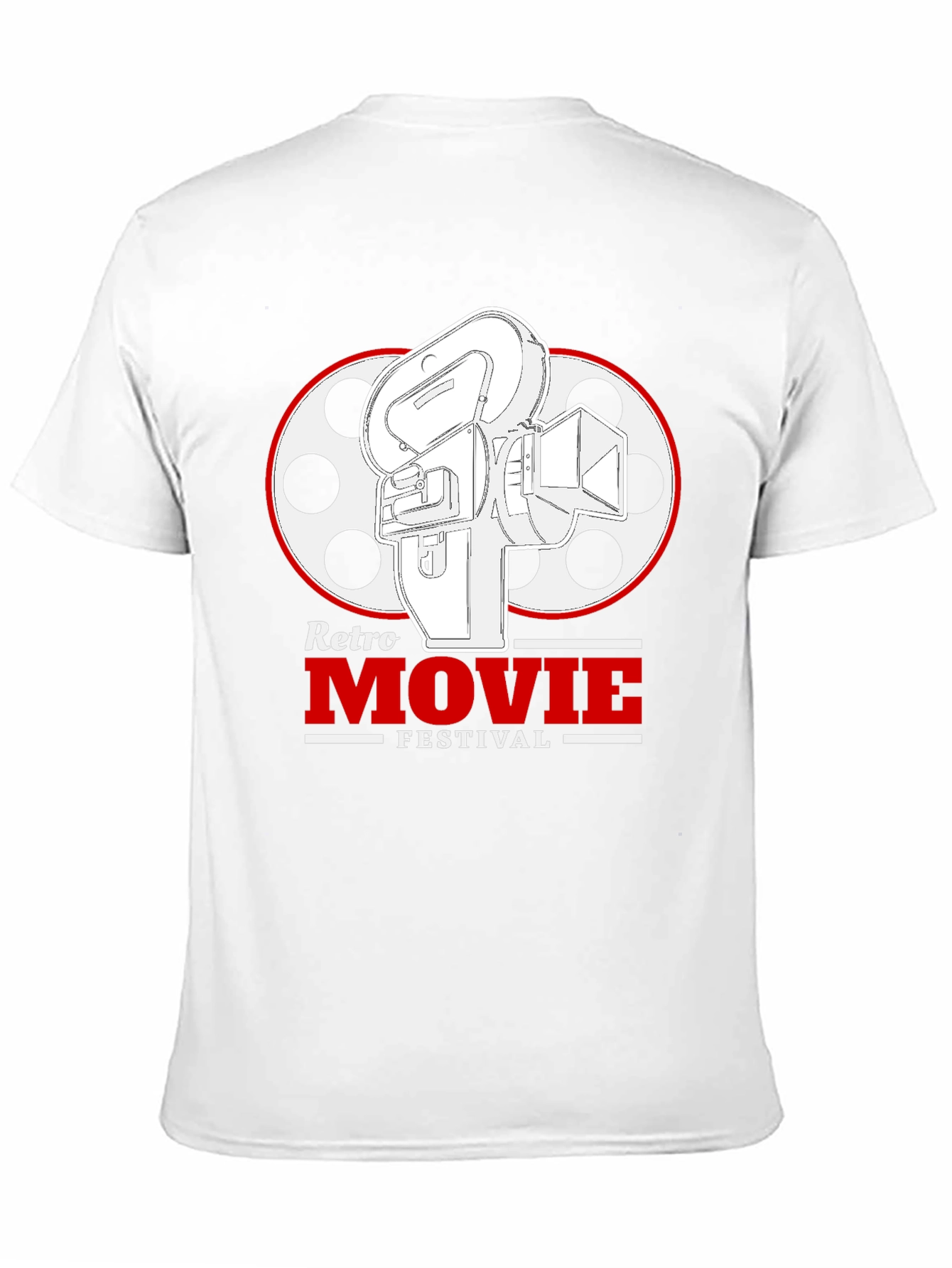 Retro Movie Festival Black T-Shirt