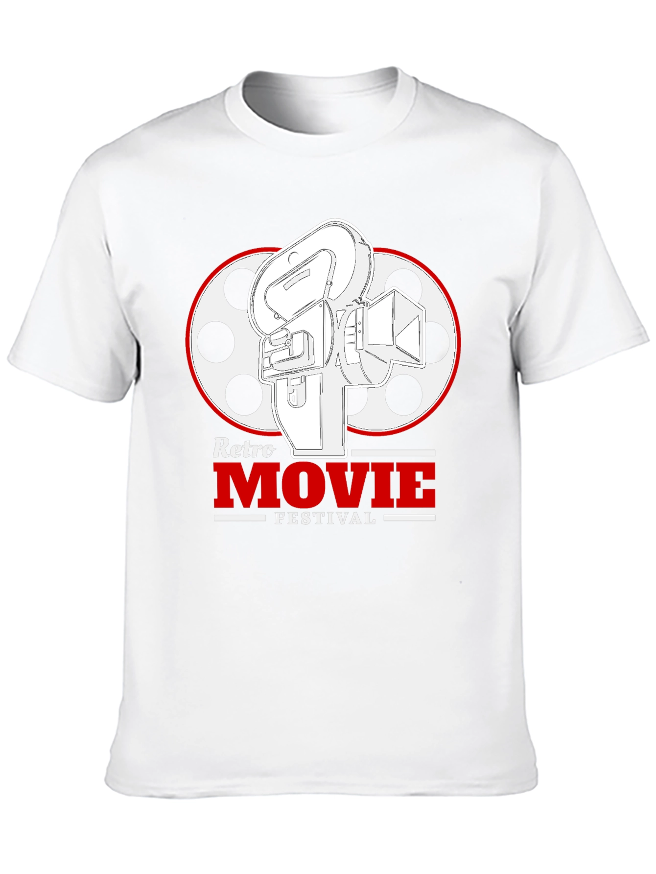 Retro Movie Festival Black T-Shirt