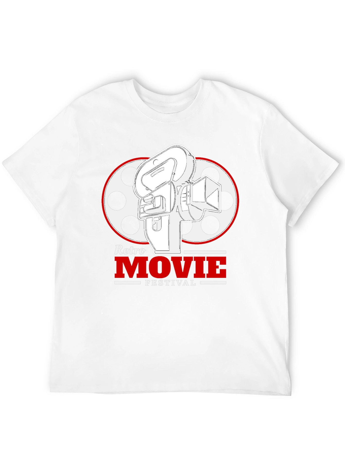 Retro Movie Festival Black T-Shirt
