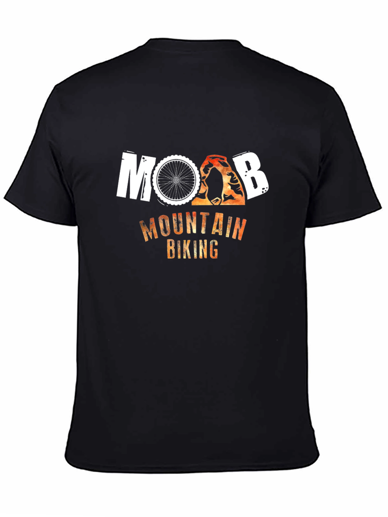 Moab Mountain Biking Black T-Shirt