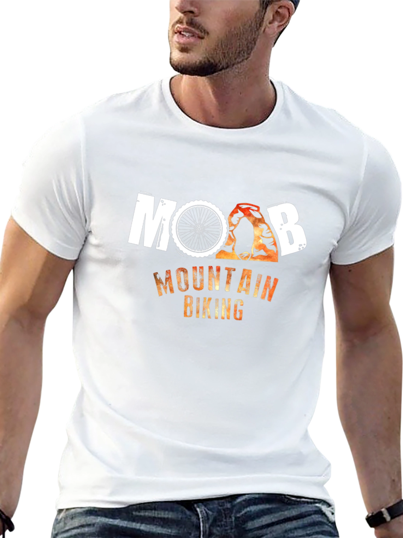 Moab Mountain Biking Black T-Shirt