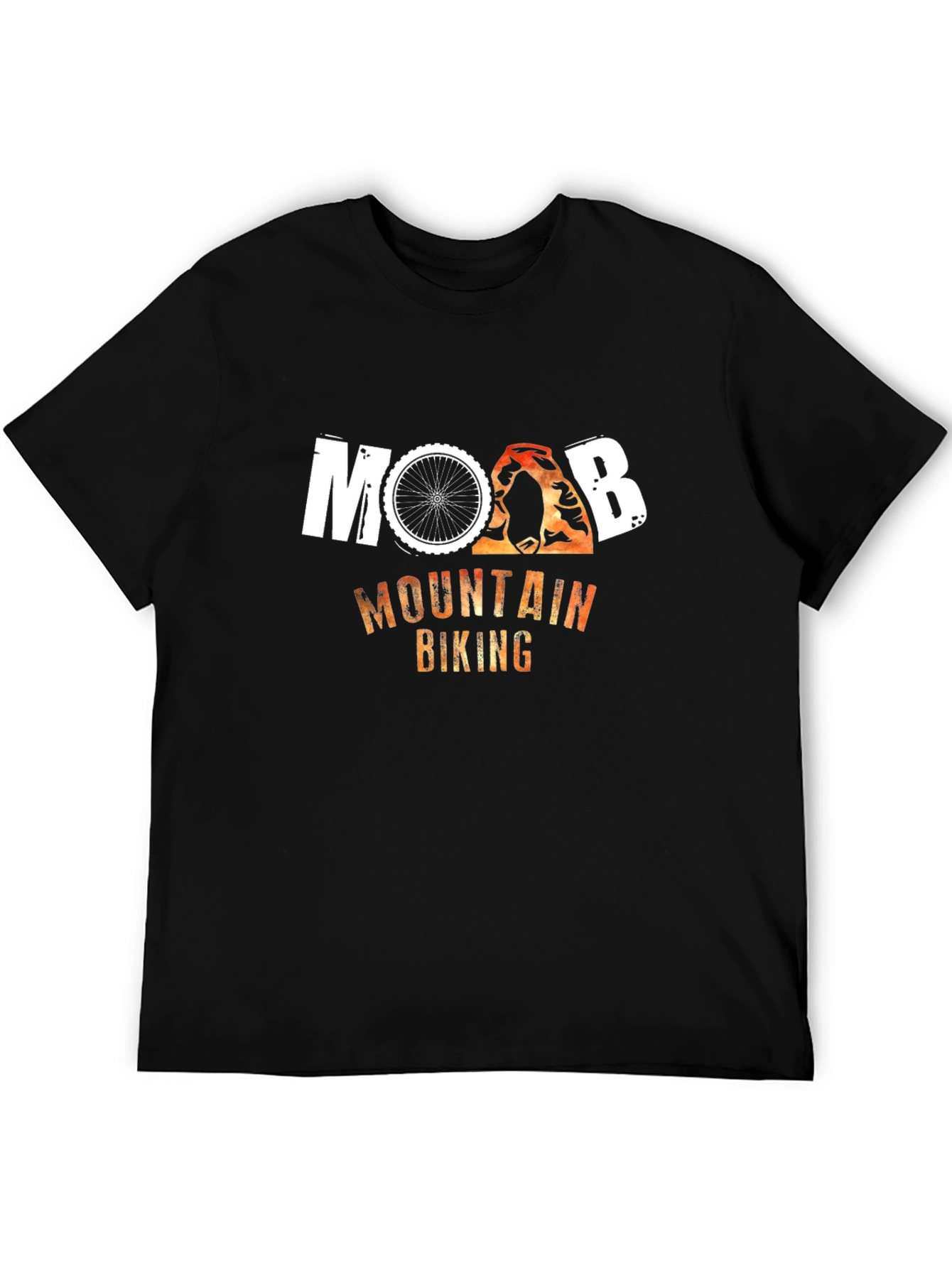 Moab Mountain Biking Black T-Shirt