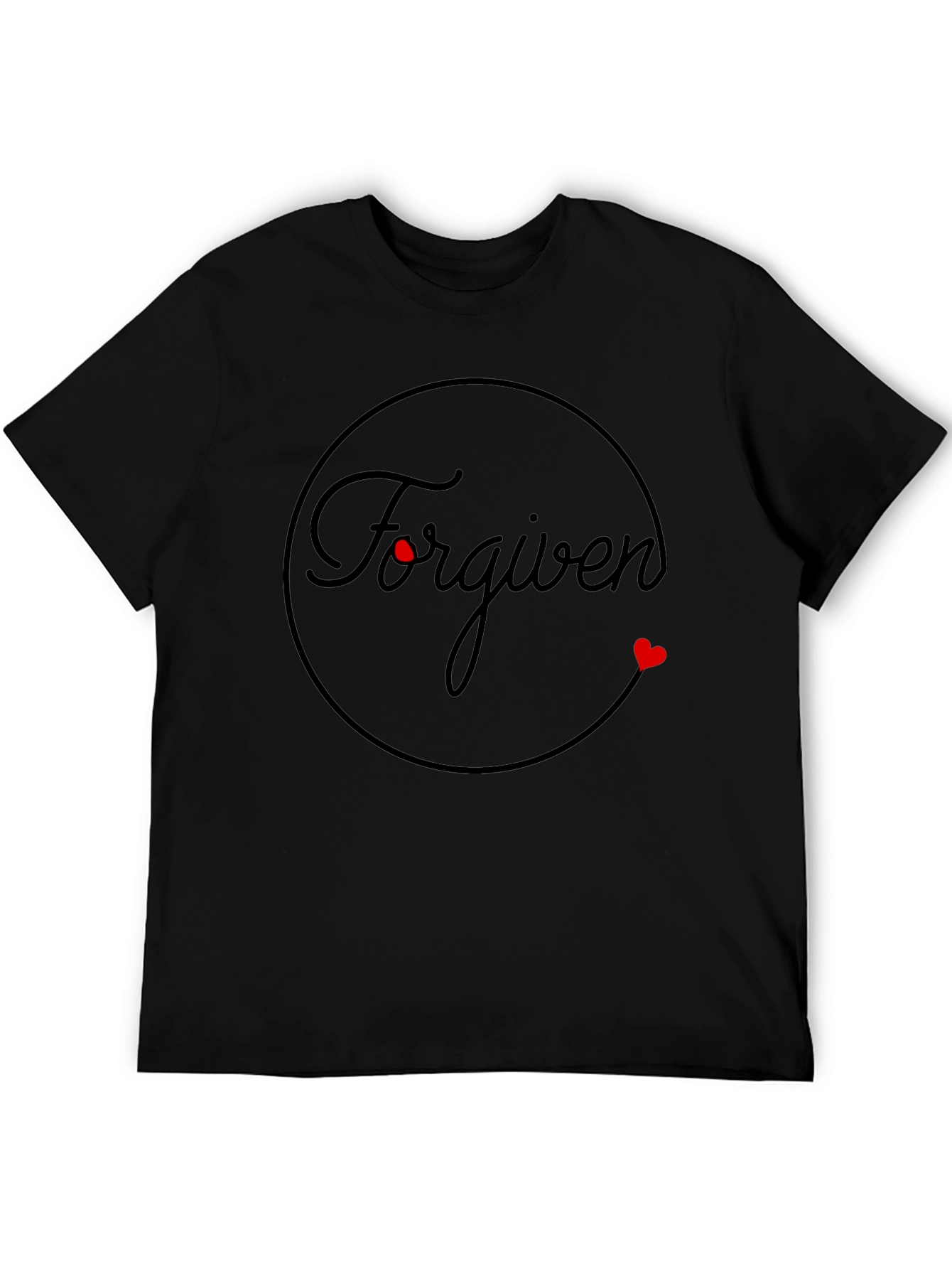 Forgiven Graphic Tee - Black Christian T-Shirt