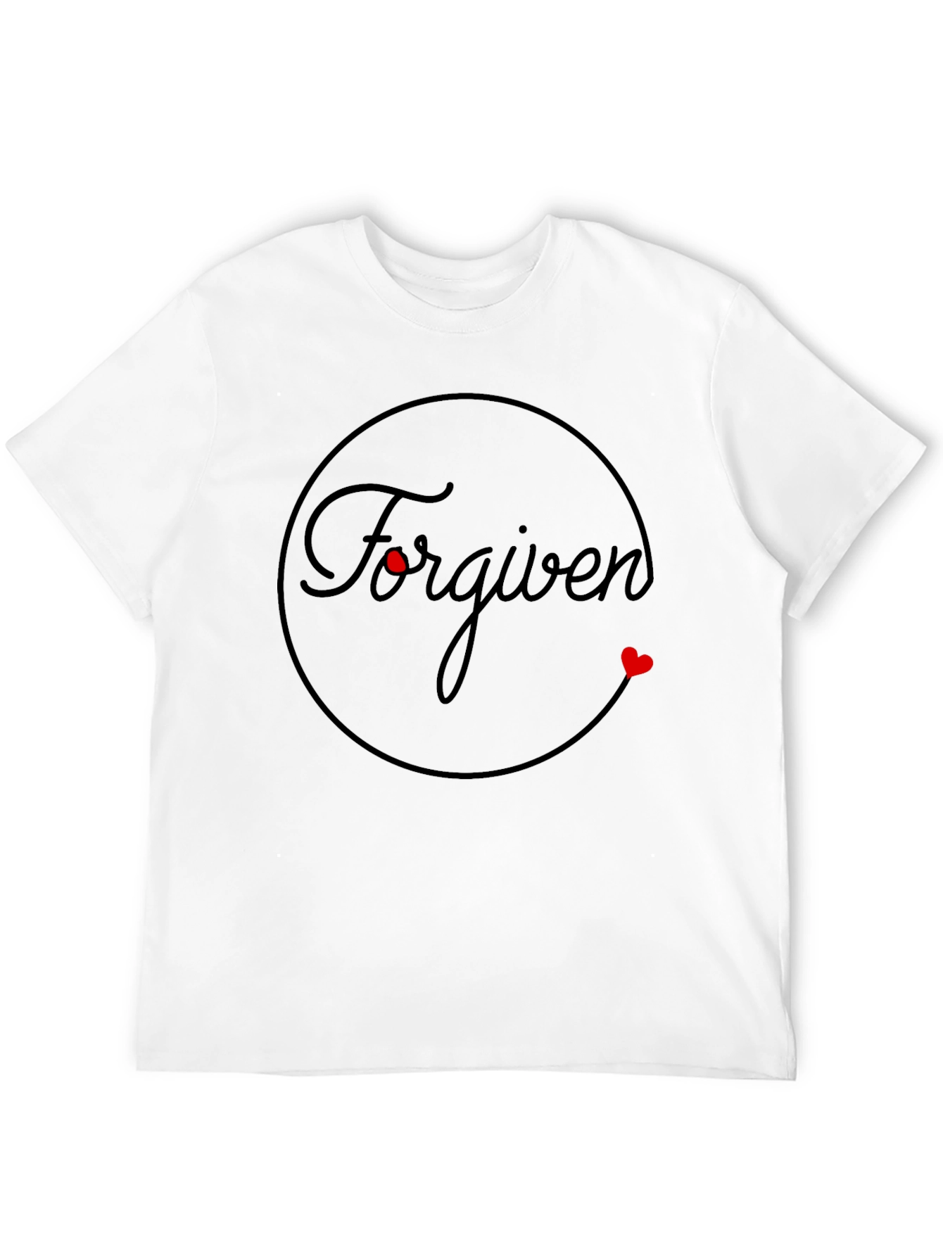 Forgiven Graphic Tee - Black Christian T-Shirt