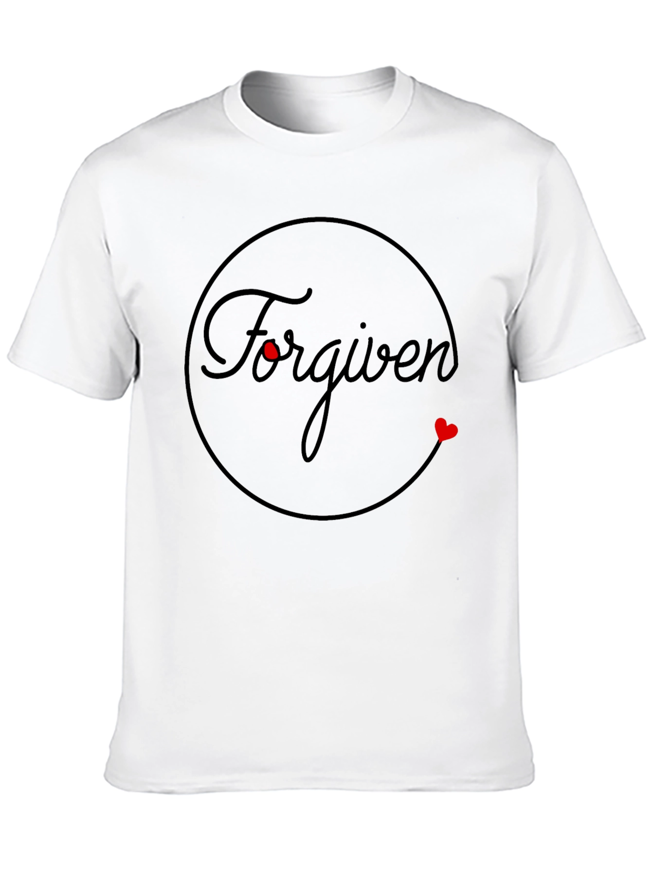 Forgiven Graphic Tee - Black Christian T-Shirt