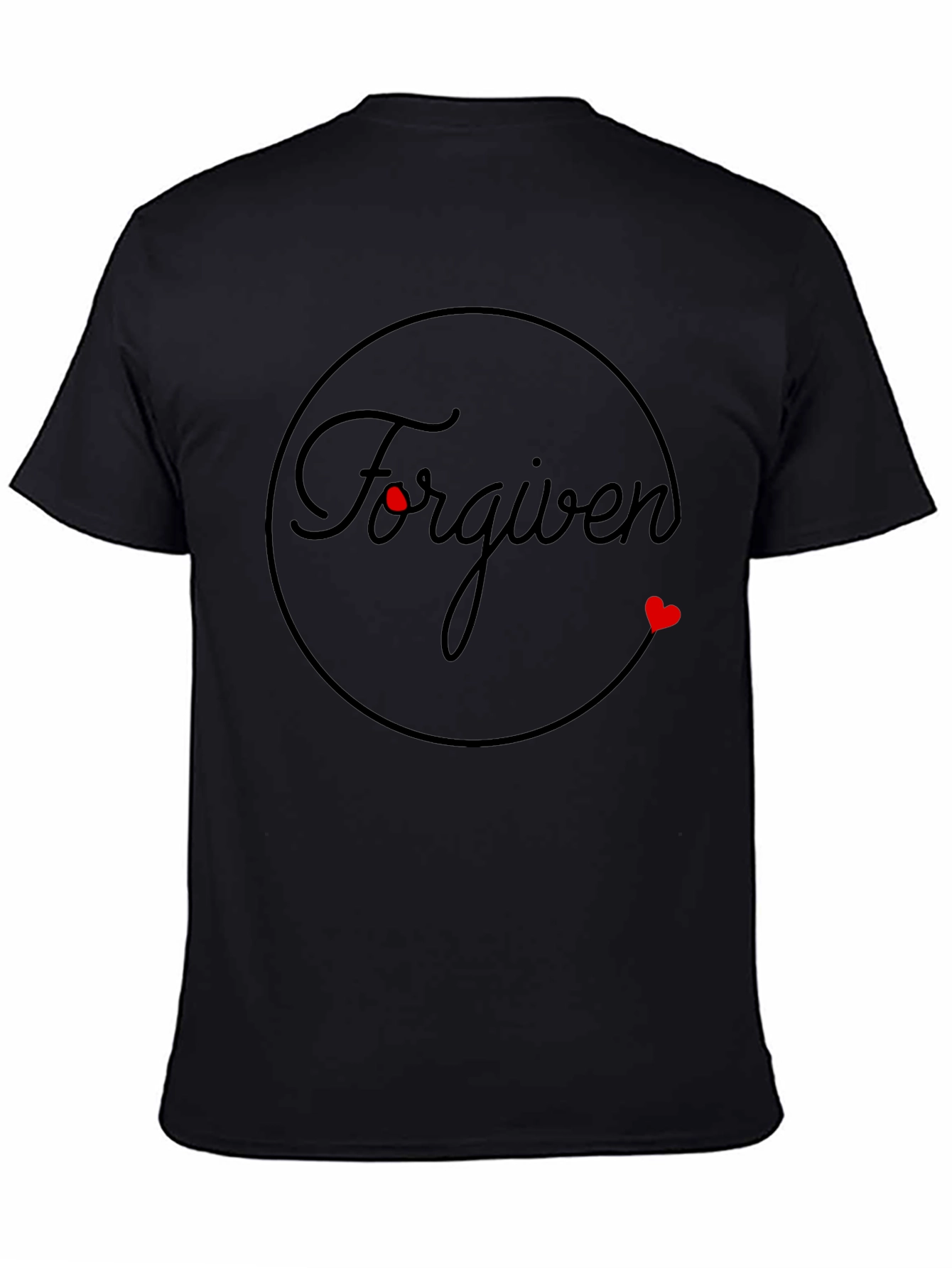 Forgiven Graphic Tee - Black Christian T-Shirt
