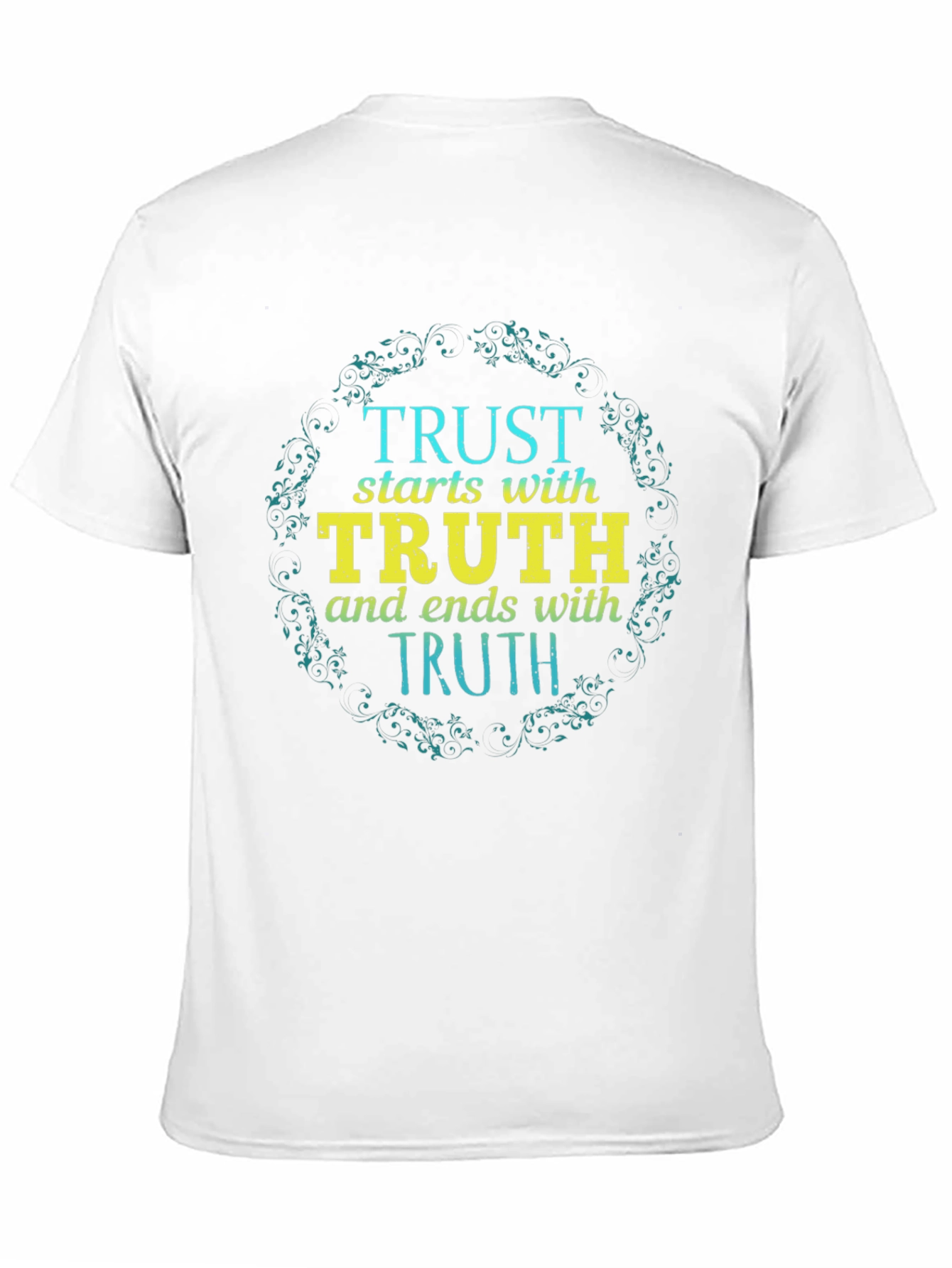 Trust Starts with Truth Black Graphic Tee