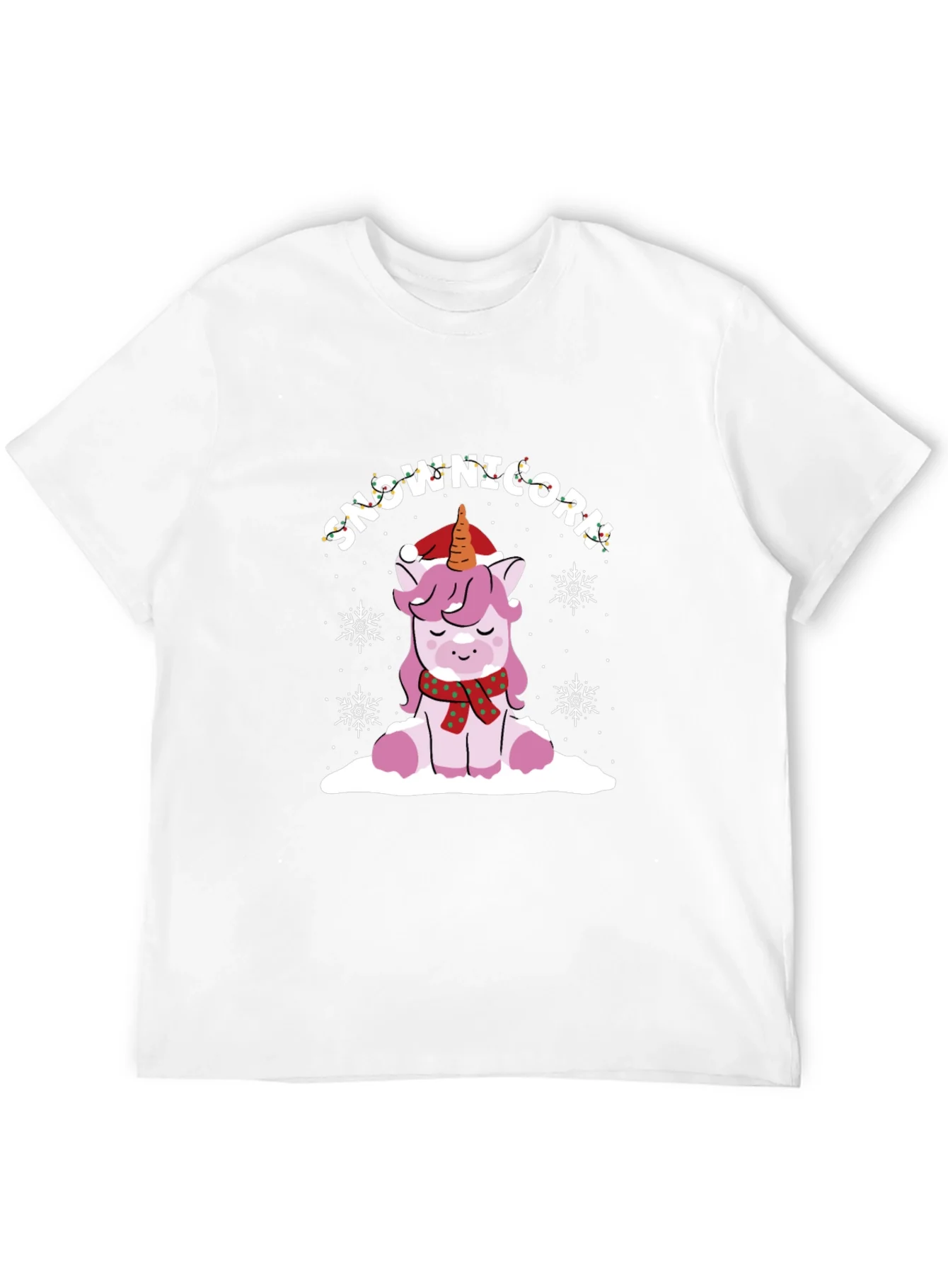 SnowUnicorn Holiday Graphic Tee