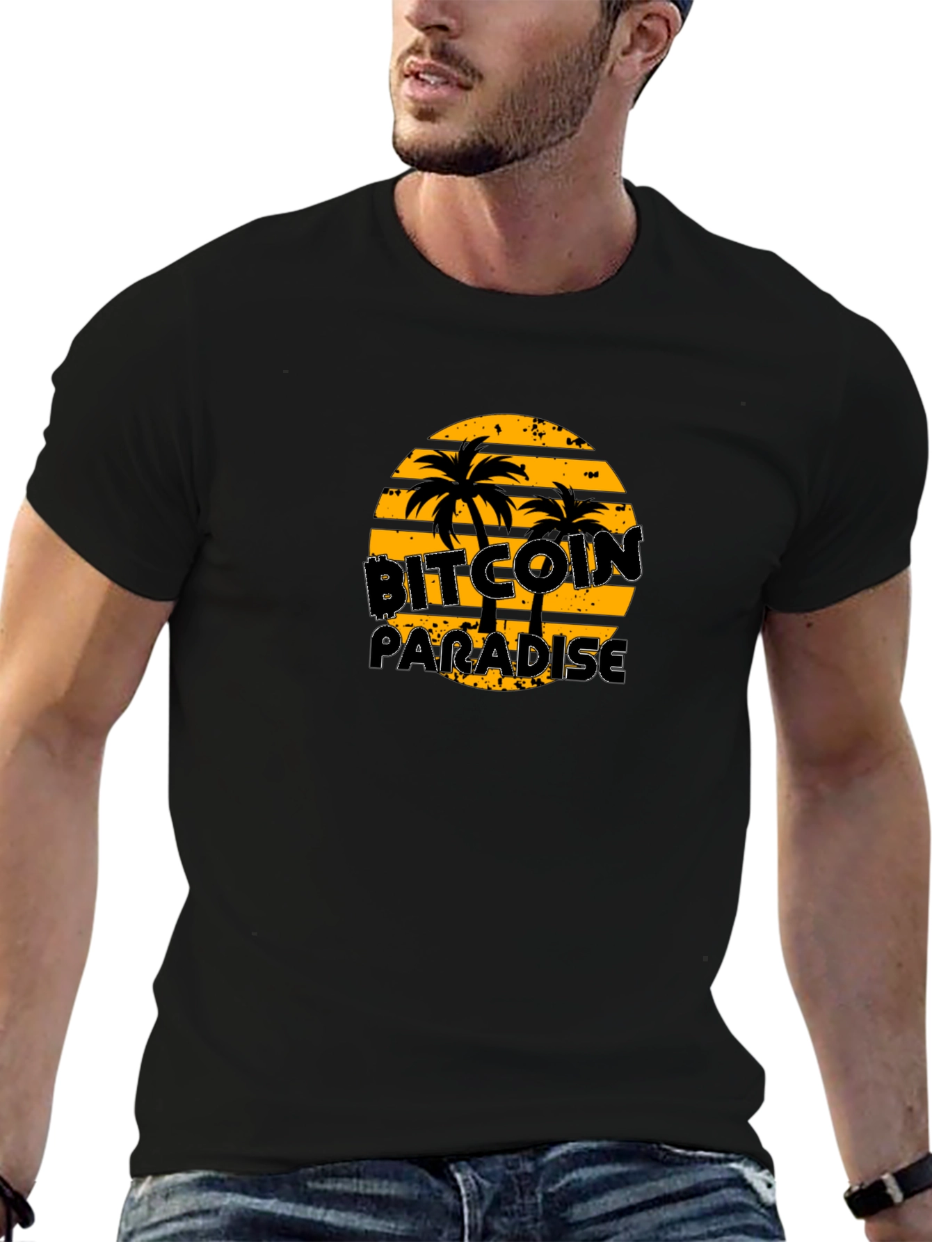 Bitcoin Paradise Black T-Shirt