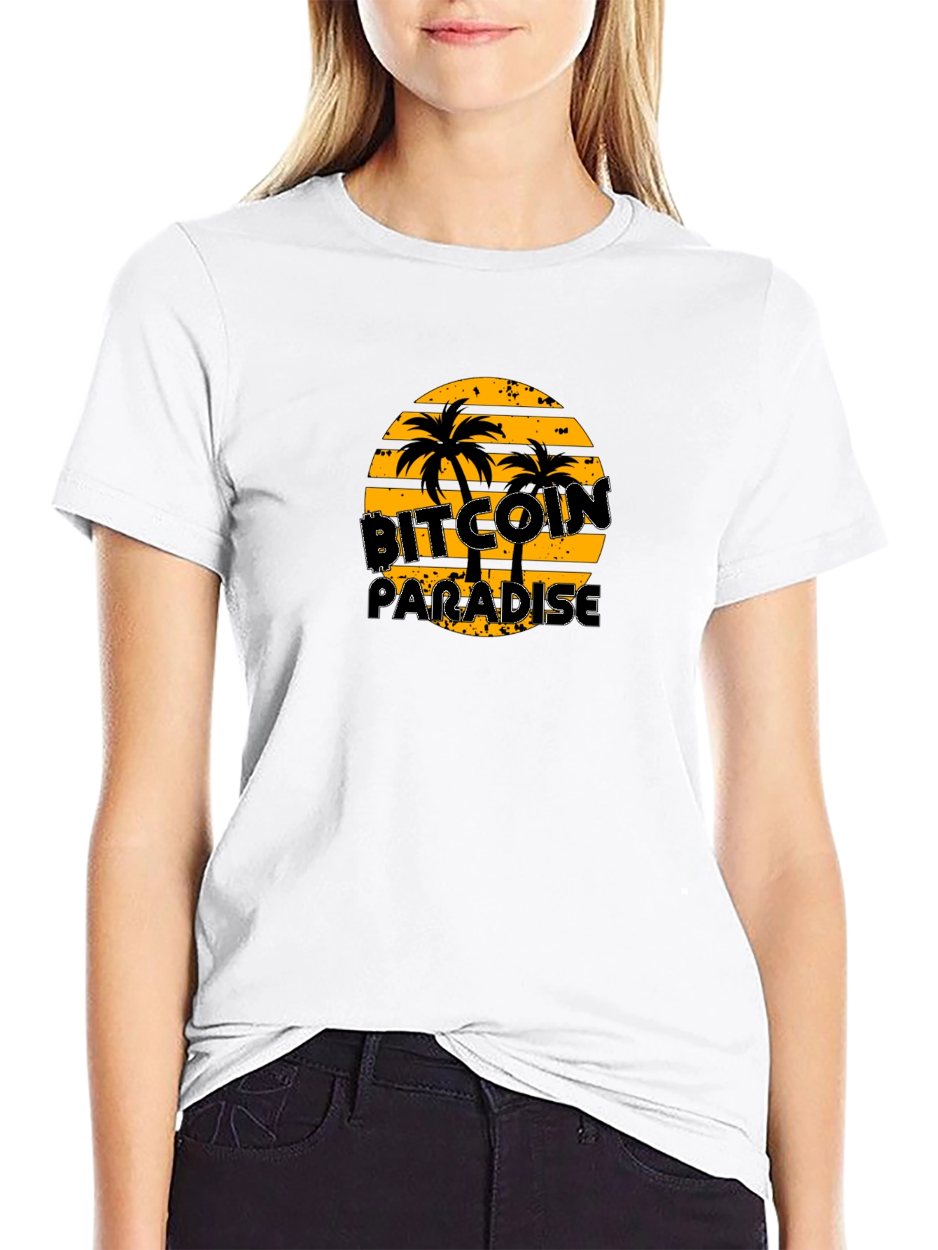Bitcoin Paradise Black T-Shirt