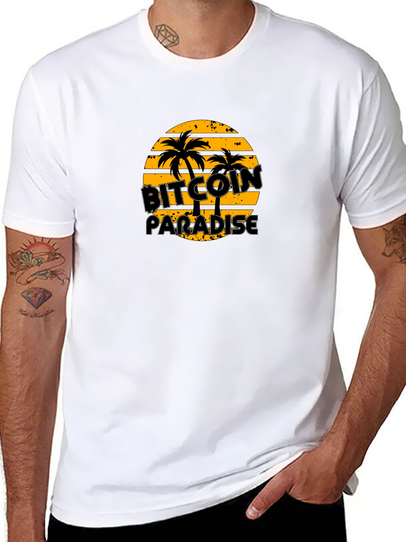Bitcoin Paradise Black T-Shirt