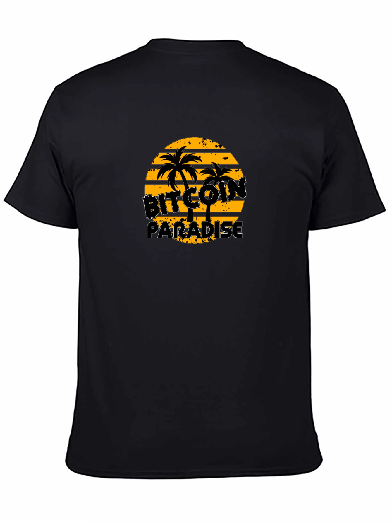 Bitcoin Paradise Black T-Shirt