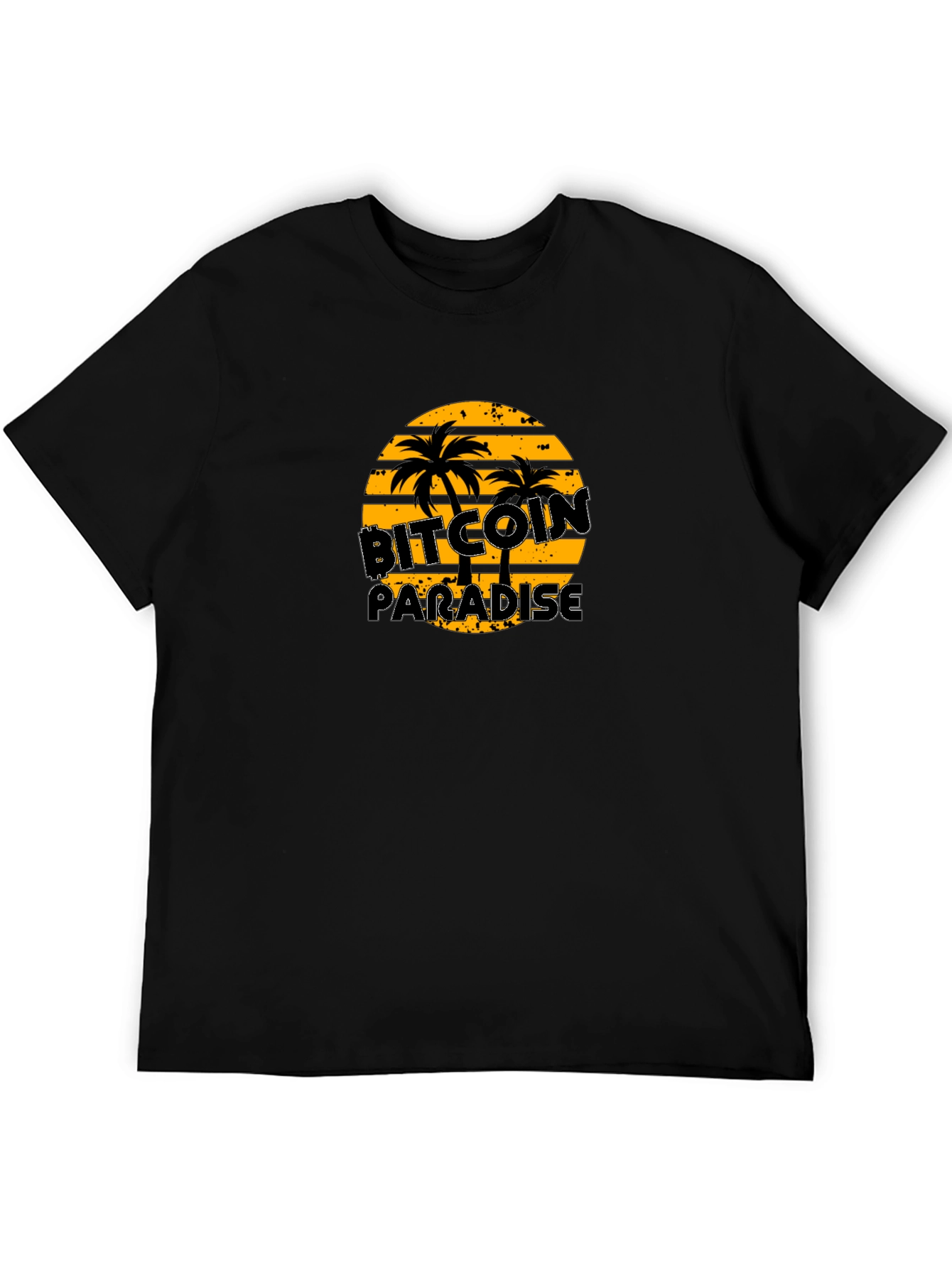 Bitcoin Paradise Black T-Shirt