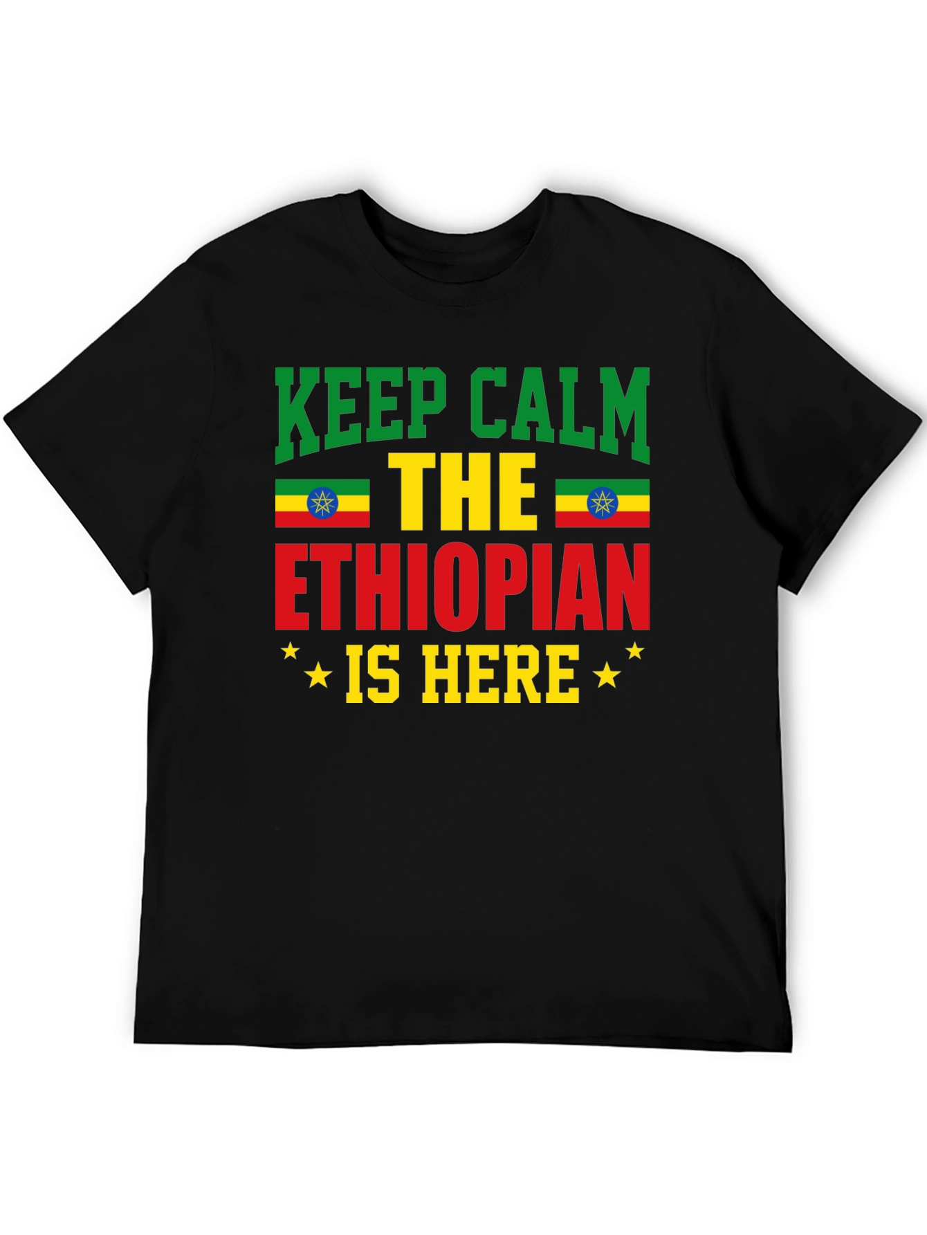 Ethiopian Pride T-Shirt - Keep Calm