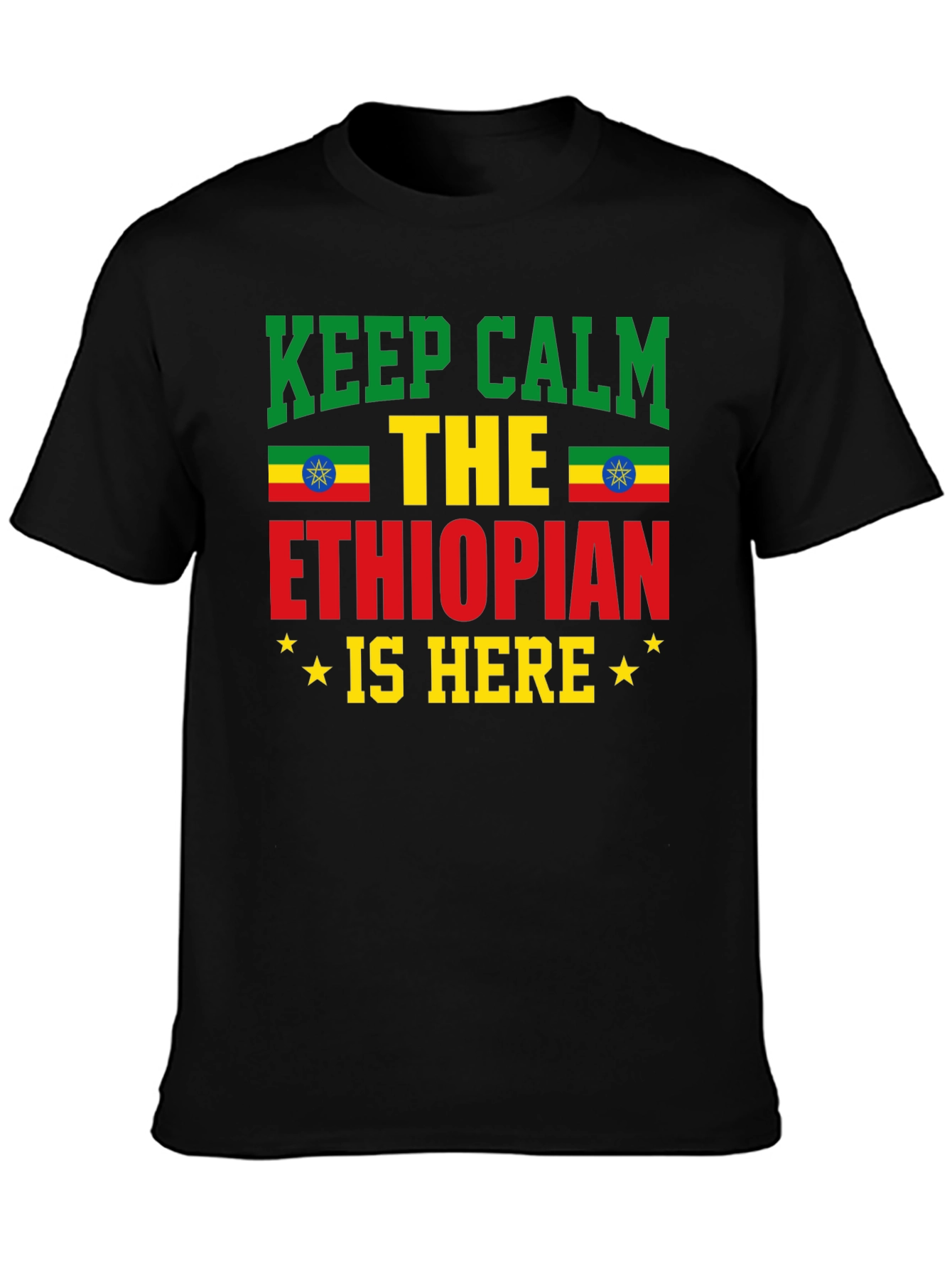 Ethiopian Pride T-Shirt - Keep Calm