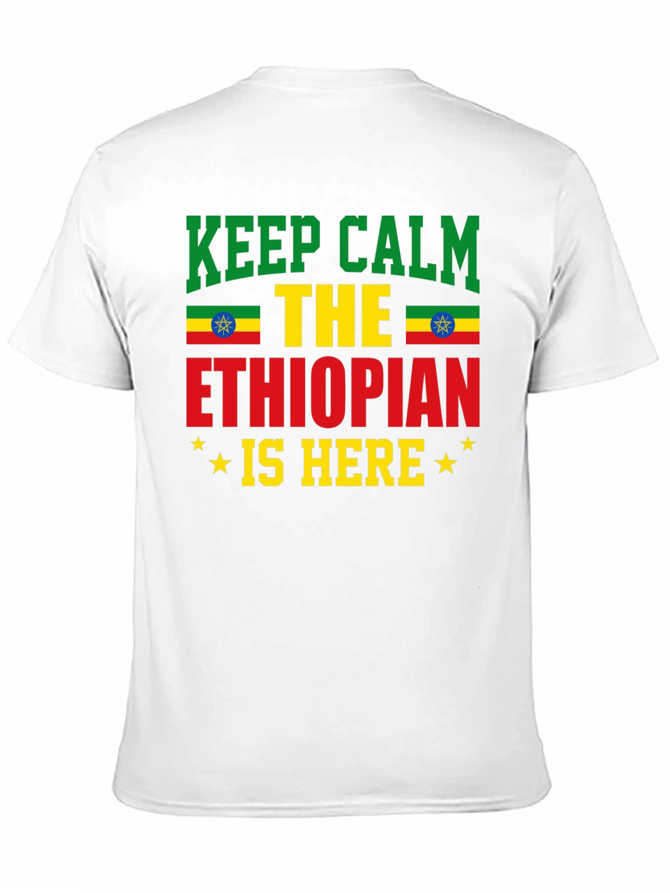 Ethiopian Pride T-Shirt - Keep Calm