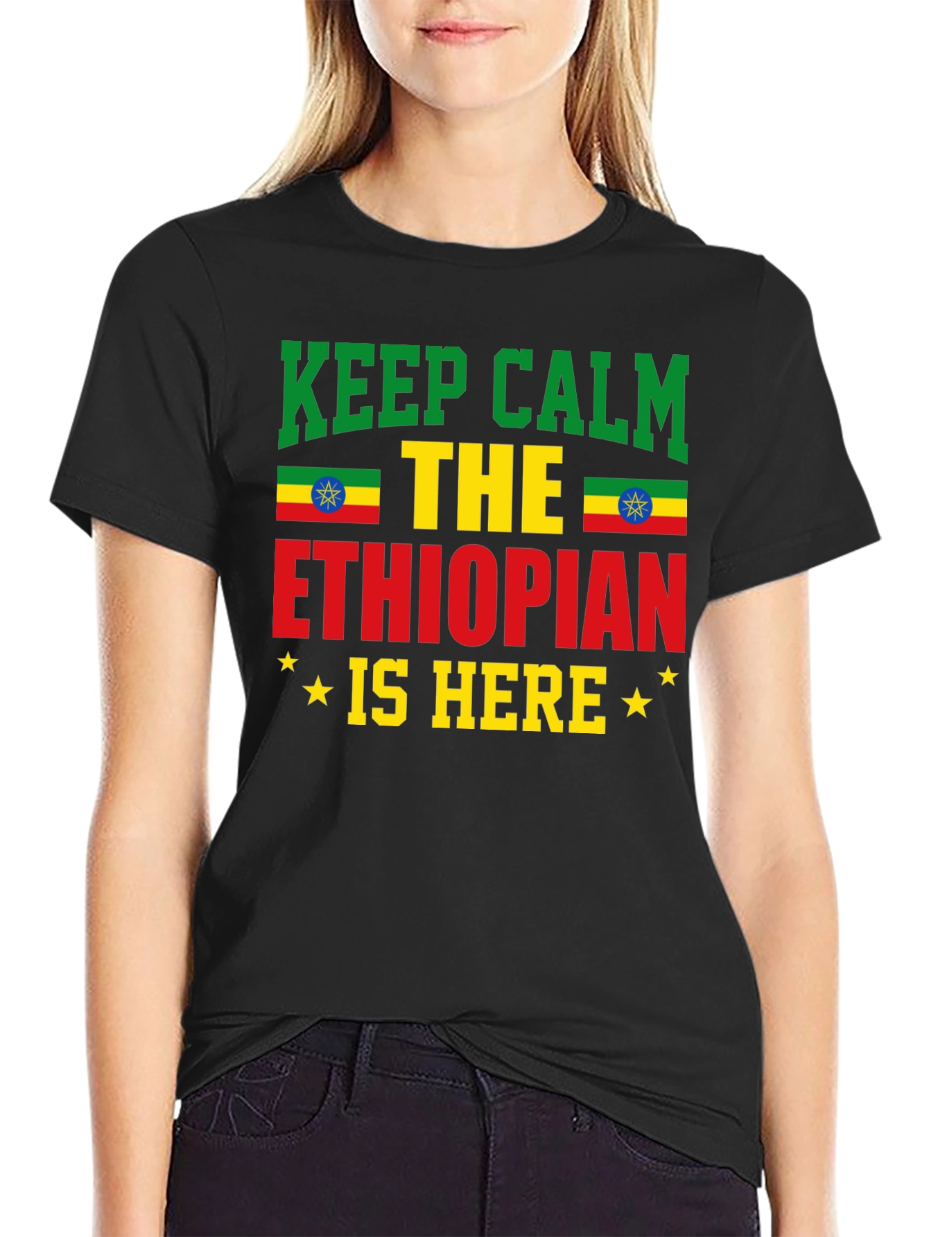 Ethiopian Pride T-Shirt - Keep Calm