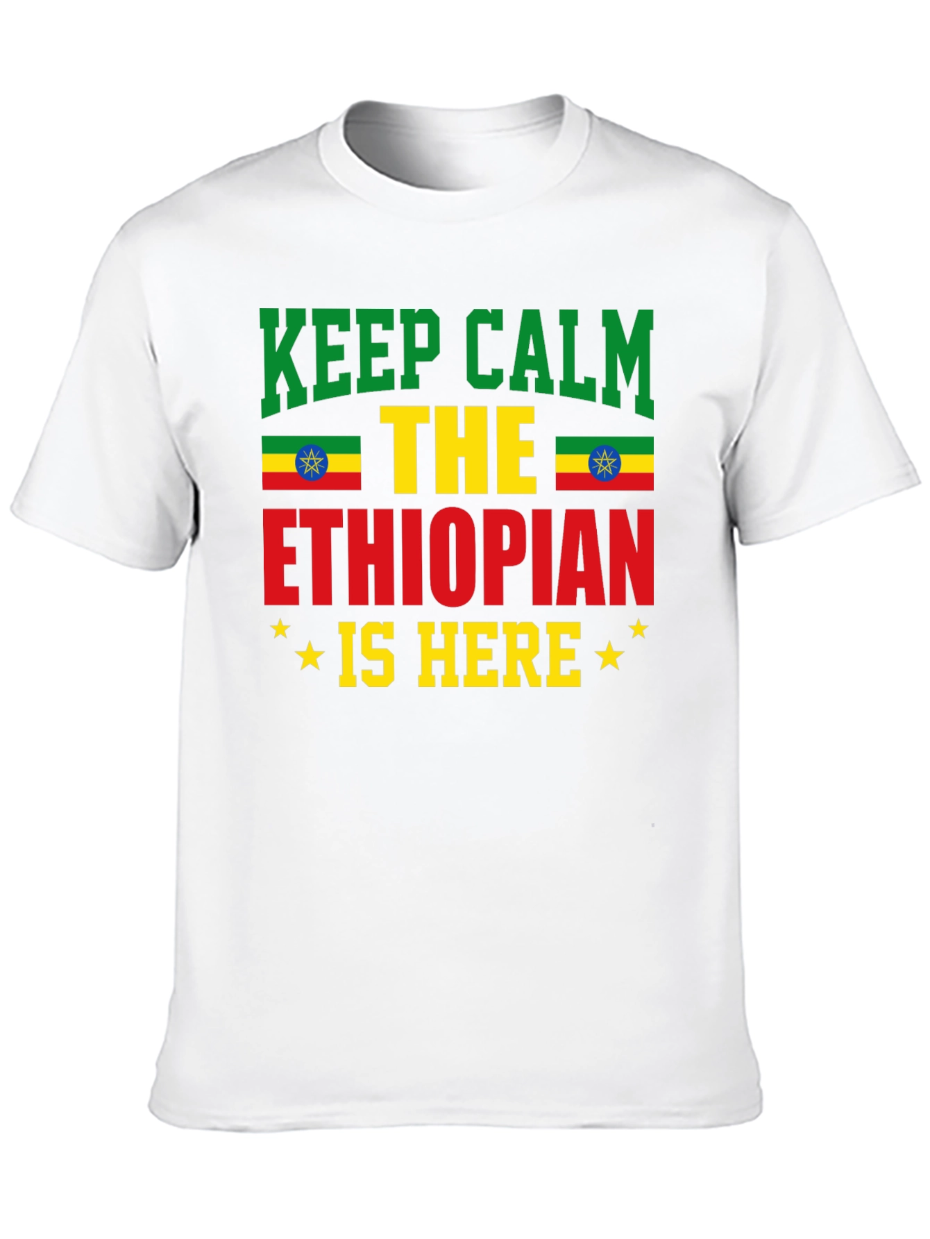 Ethiopian Pride T-Shirt - Keep Calm