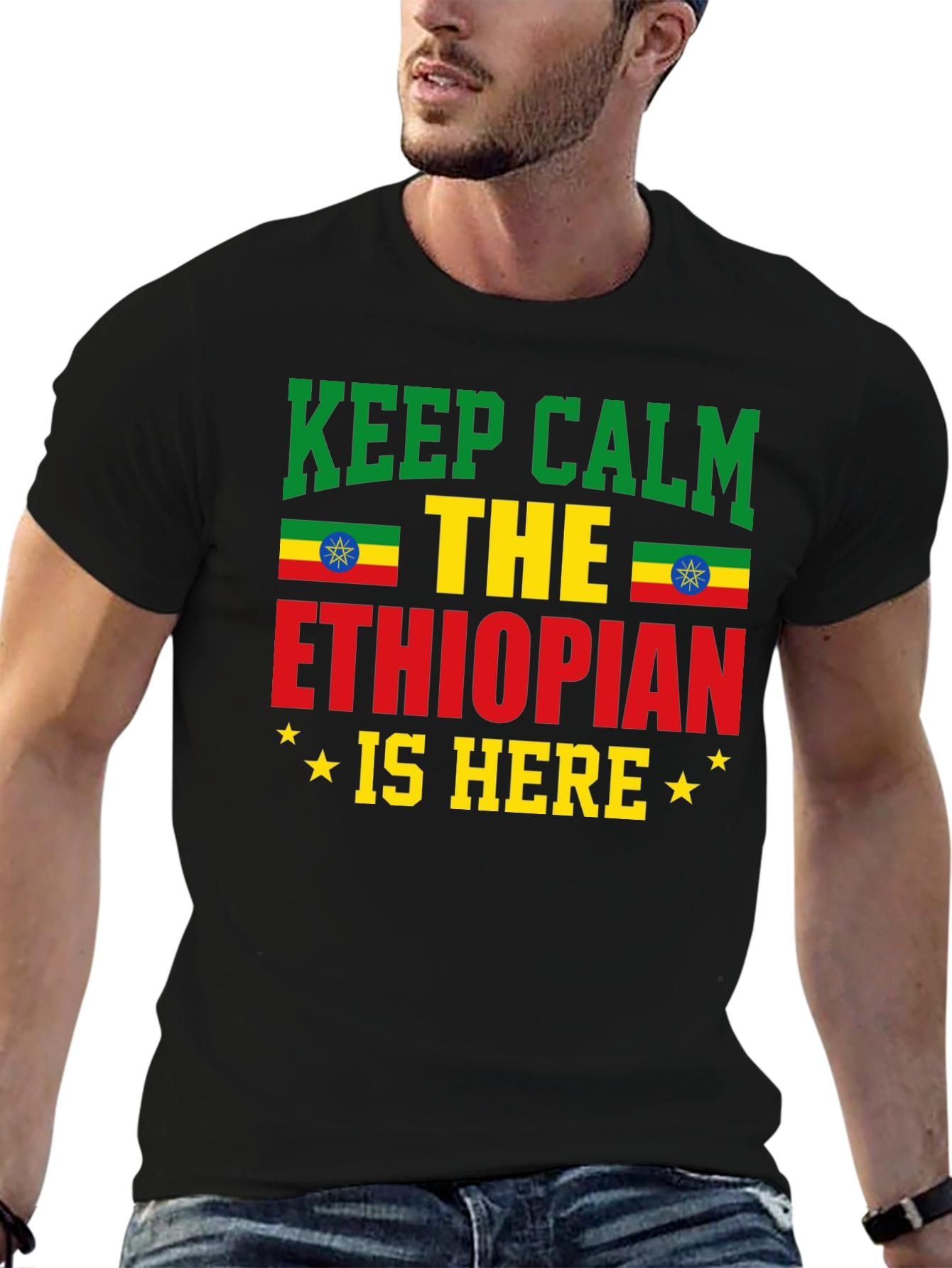Ethiopian Pride T-Shirt - Keep Calm