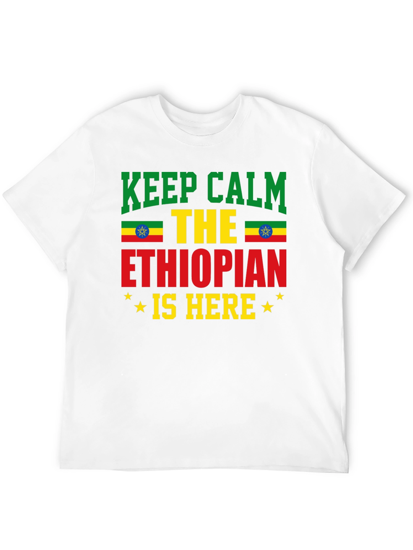 Ethiopian Pride T-Shirt - Keep Calm