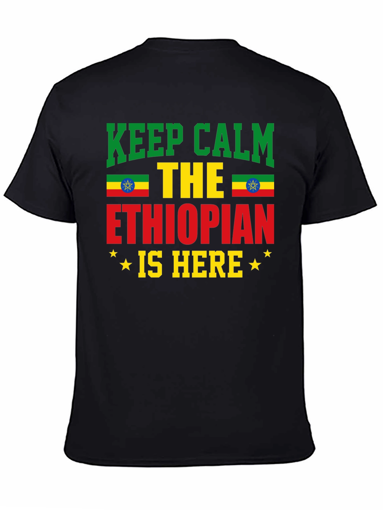 Ethiopian Pride T-Shirt - Keep Calm