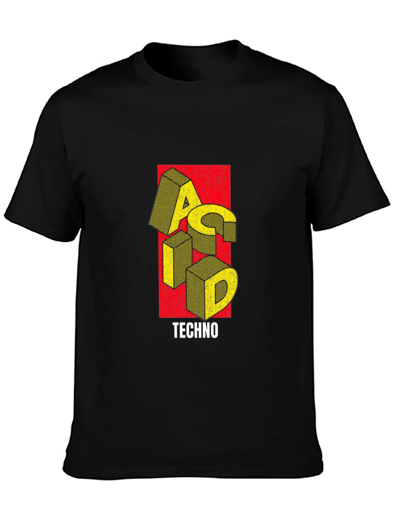 Acid Techno Graphic T-Shirt - Bold Music Tee