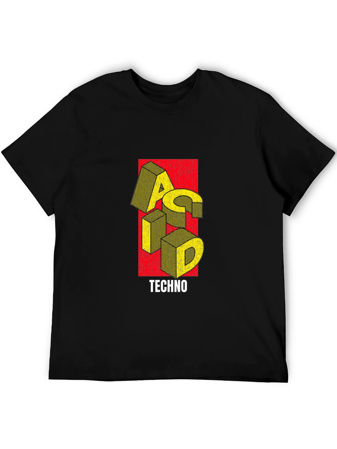 Acid Techno Graphic T-Shirt - Bold Music Tee