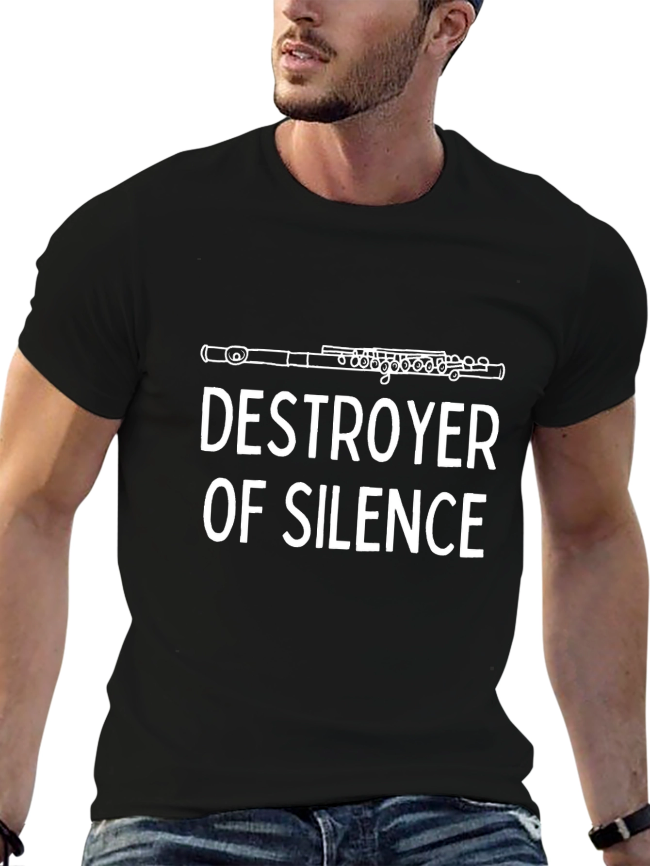 Destroyer of Silence Flute T-Shirt