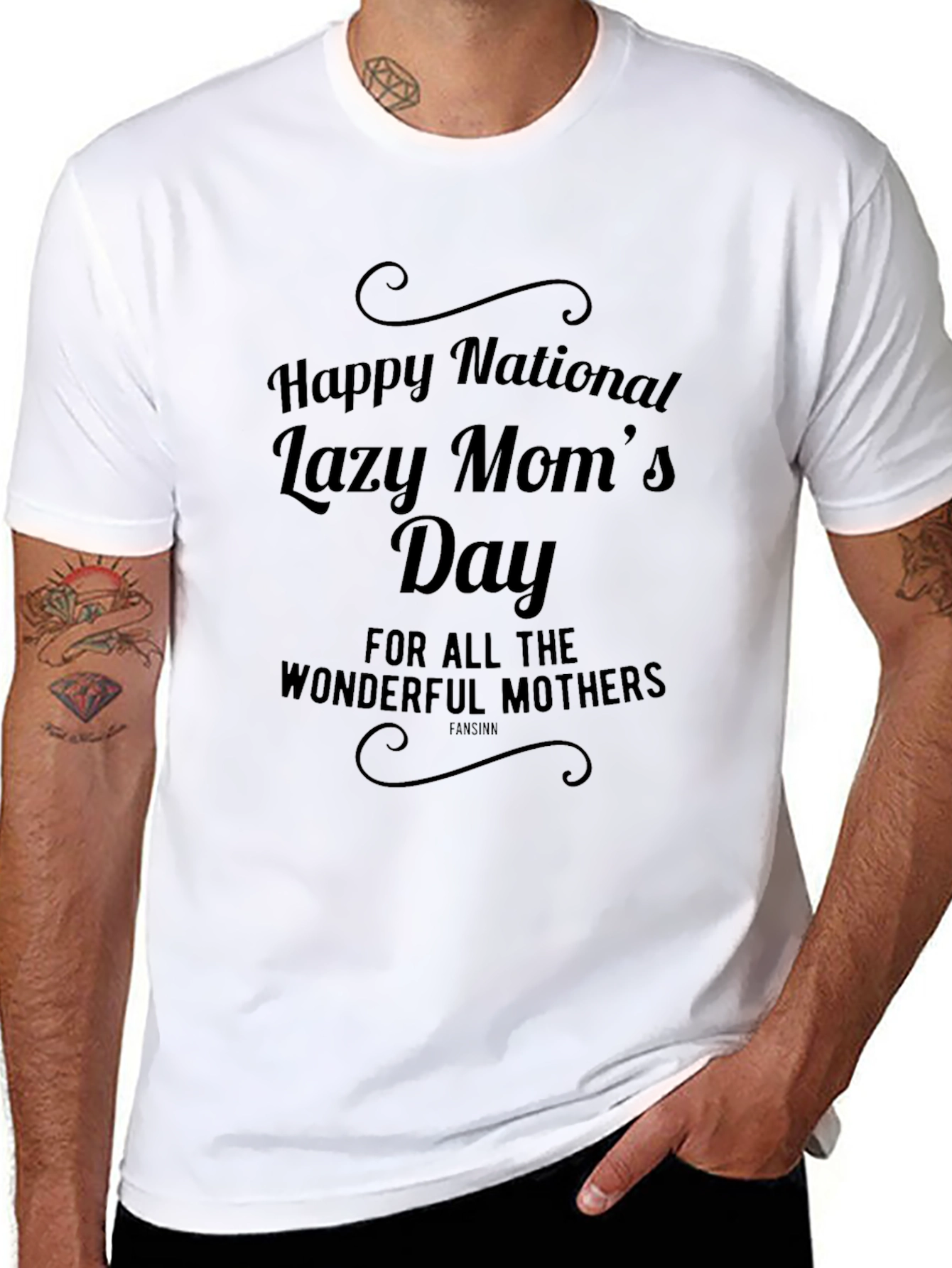 Funny Lazy Moms Day T-Shirt