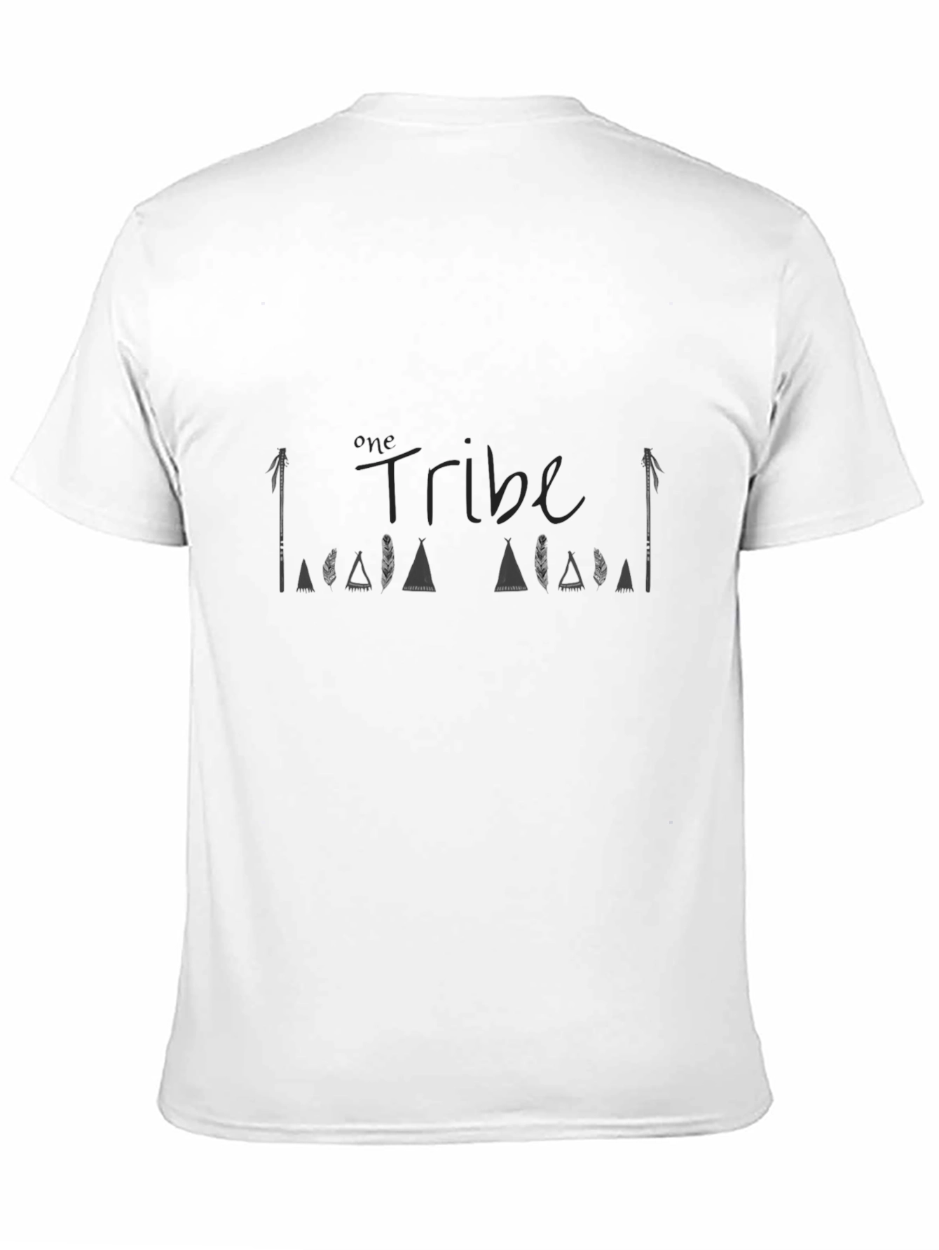 One Tribe Graphic Tee - Black Casual Shirt