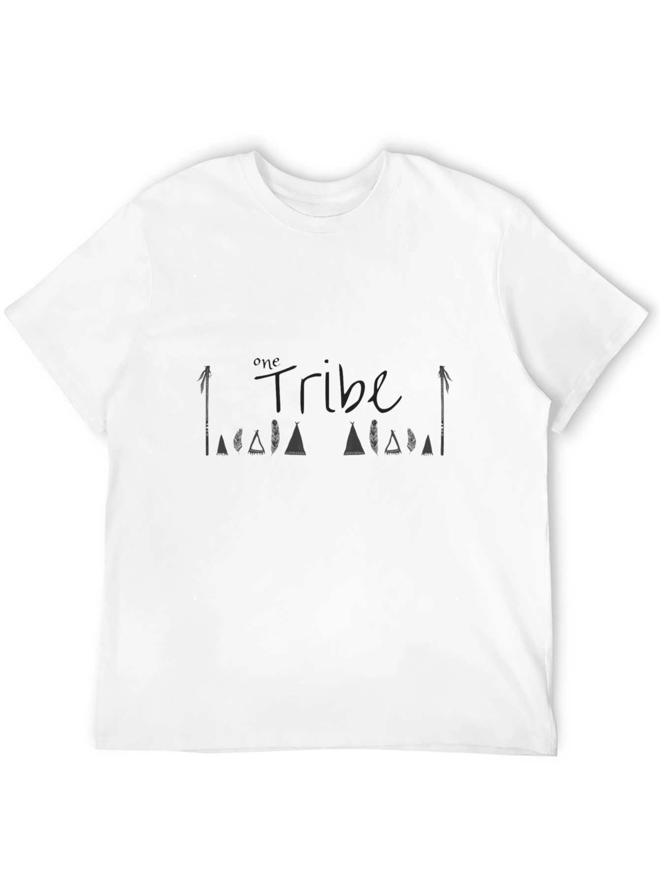 One Tribe Graphic Tee - Black Casual Shirt