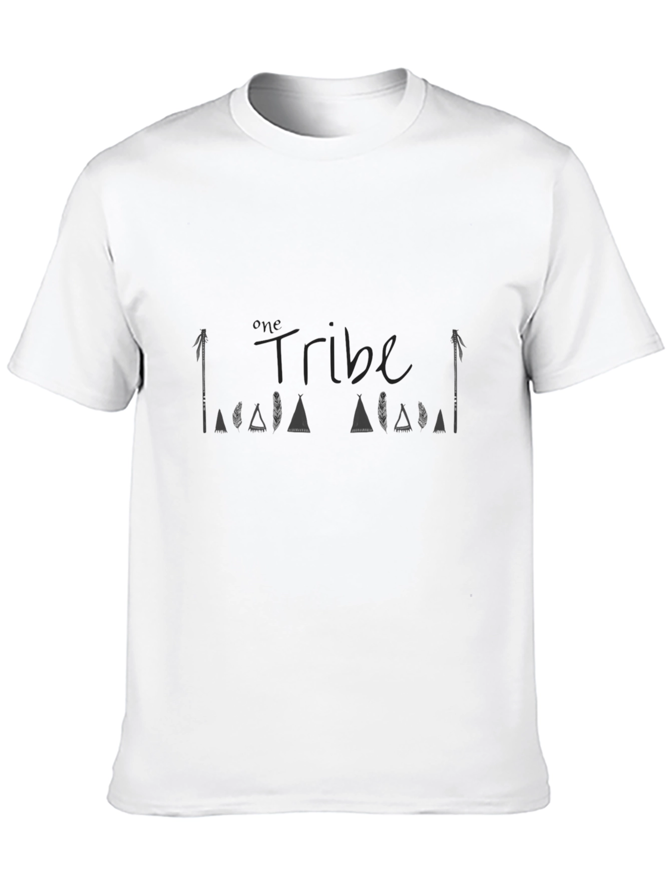 One Tribe Graphic Tee - Black Casual Shirt