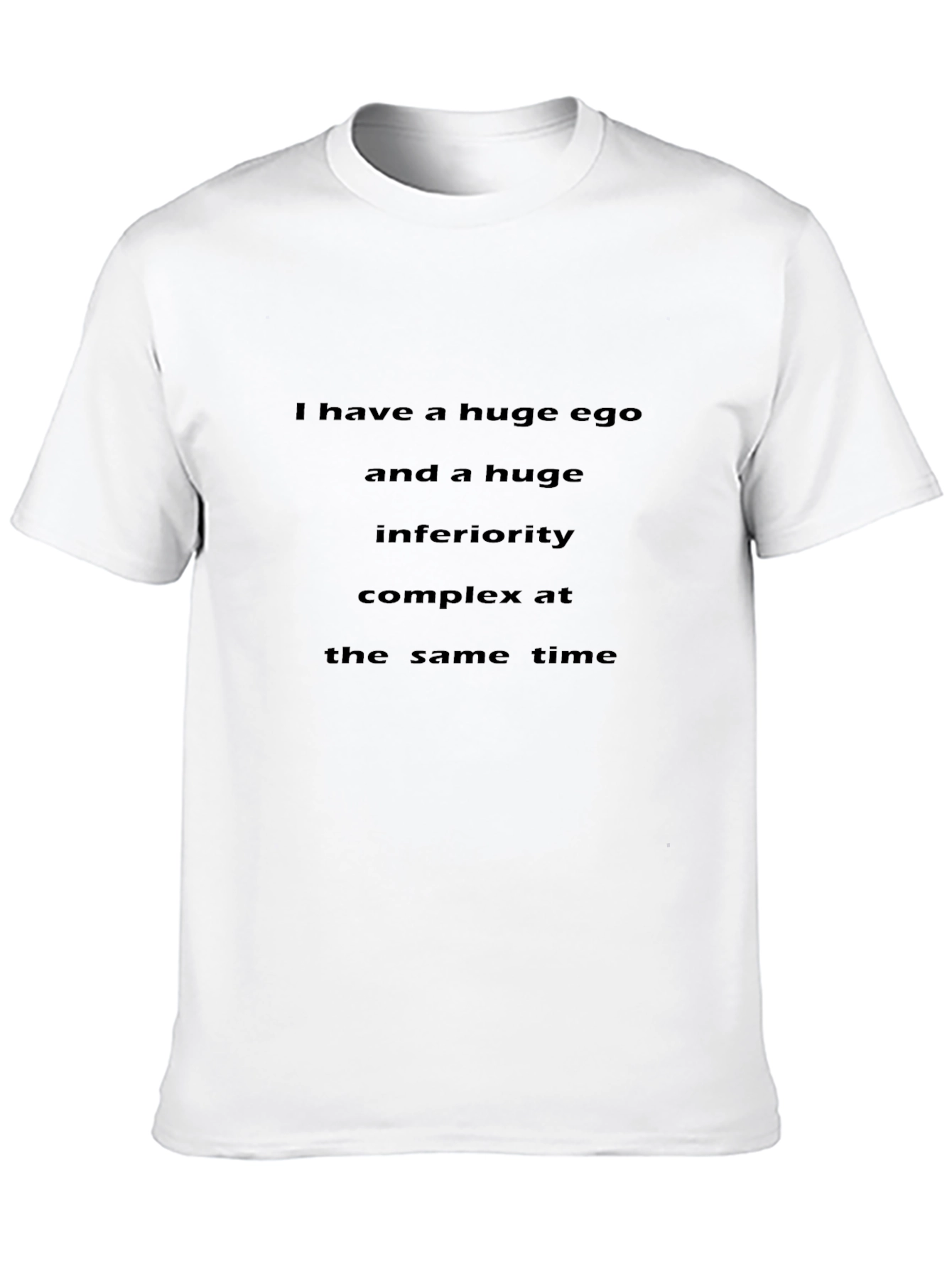Ego & Inferiority Complex Graphic Tee - Black