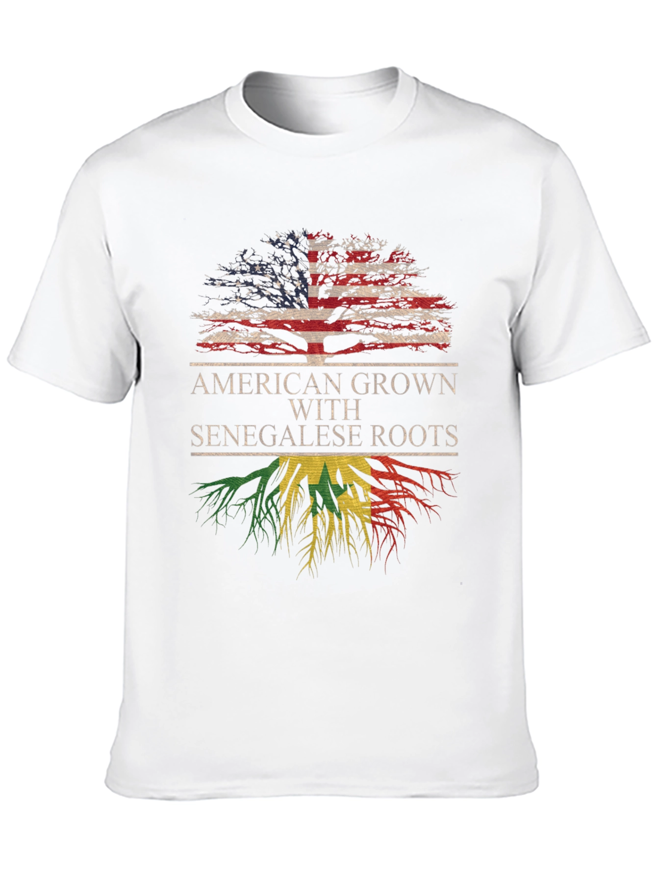 American Grown with Senegalese Roots Tee