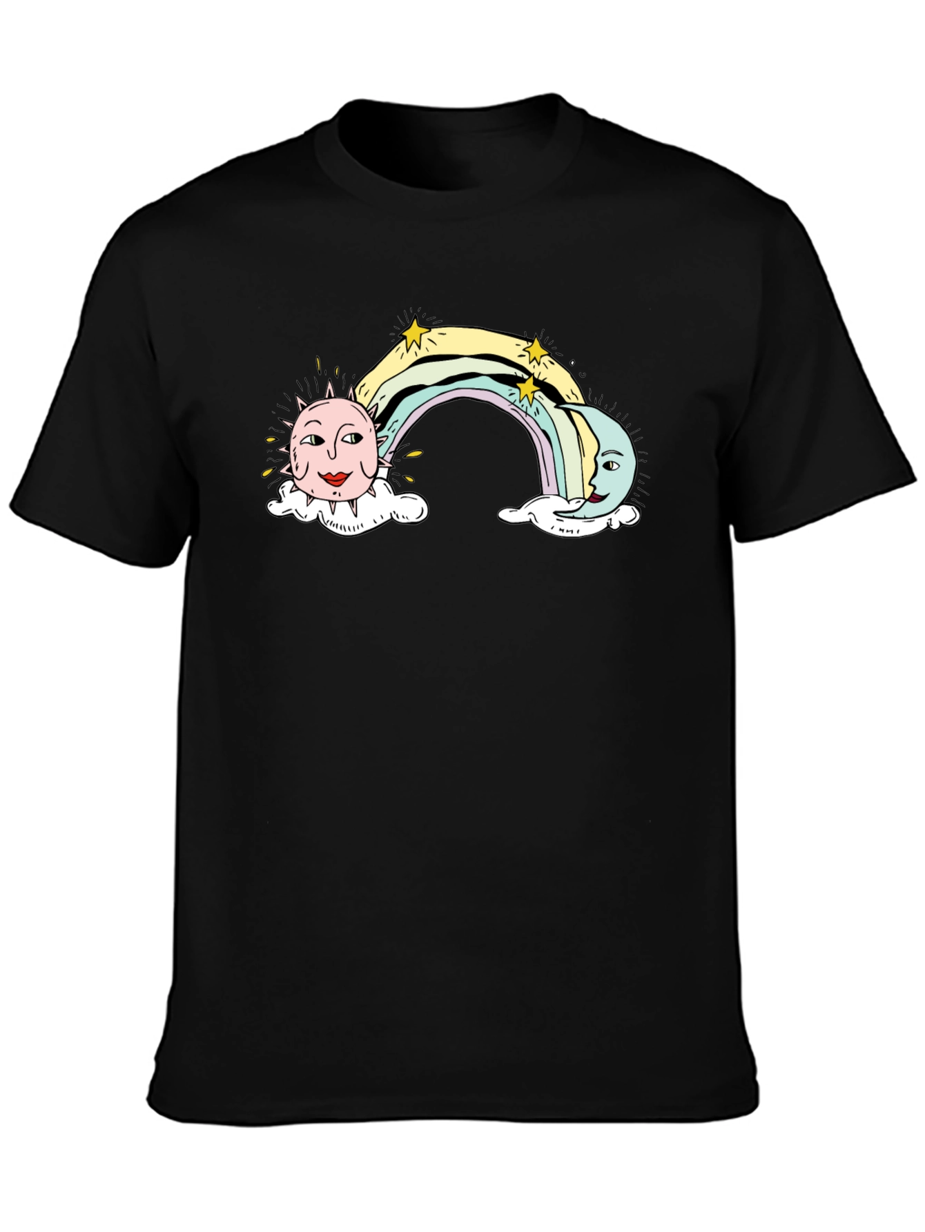 Celestial Rainbow Graphic Tee
