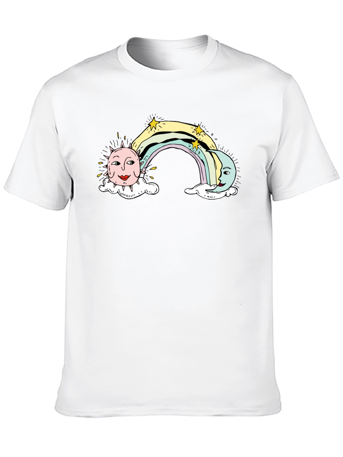 Celestial Rainbow Graphic Tee
